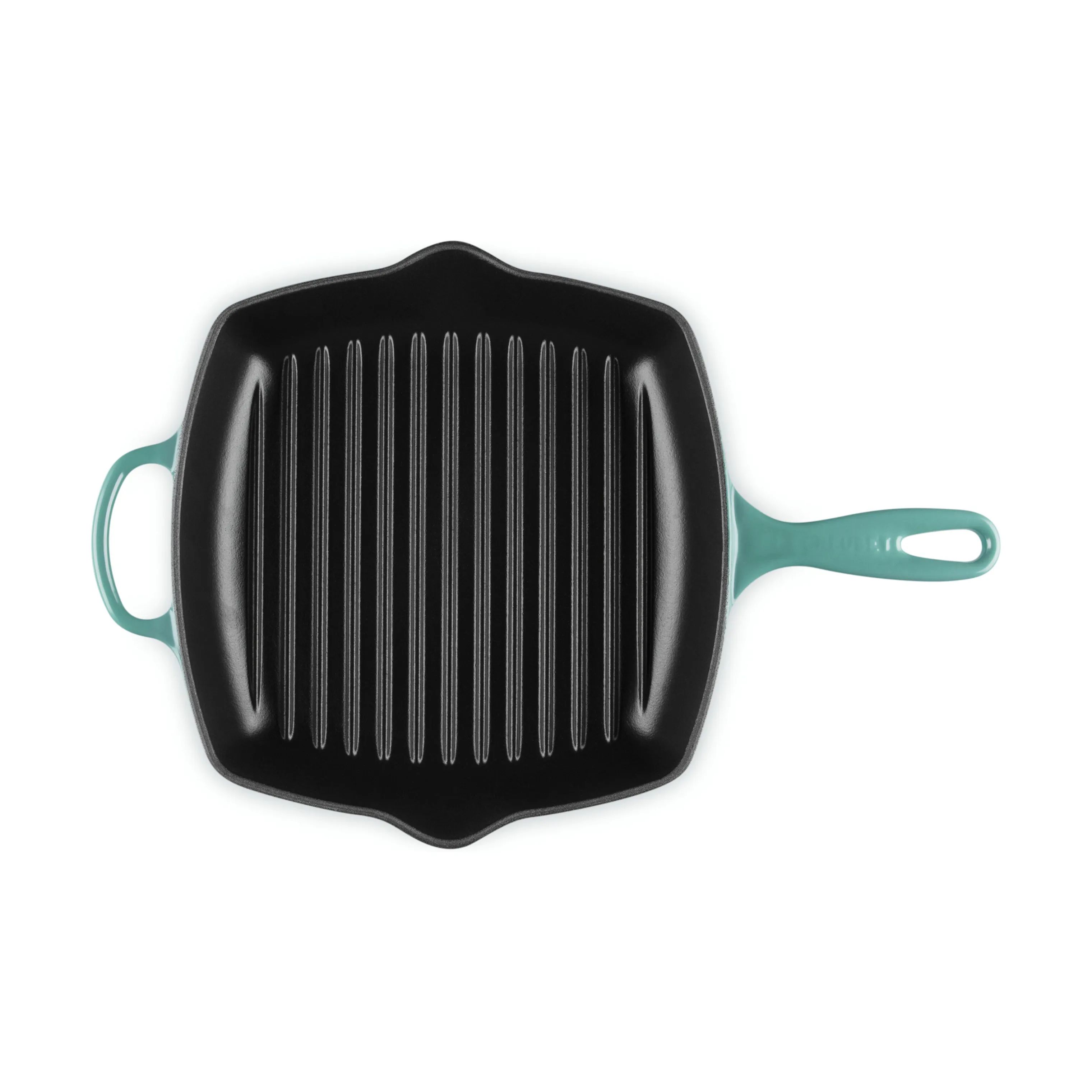 Le Creuset Grillpander Signature Grillpande i Bleu Riviera, 4