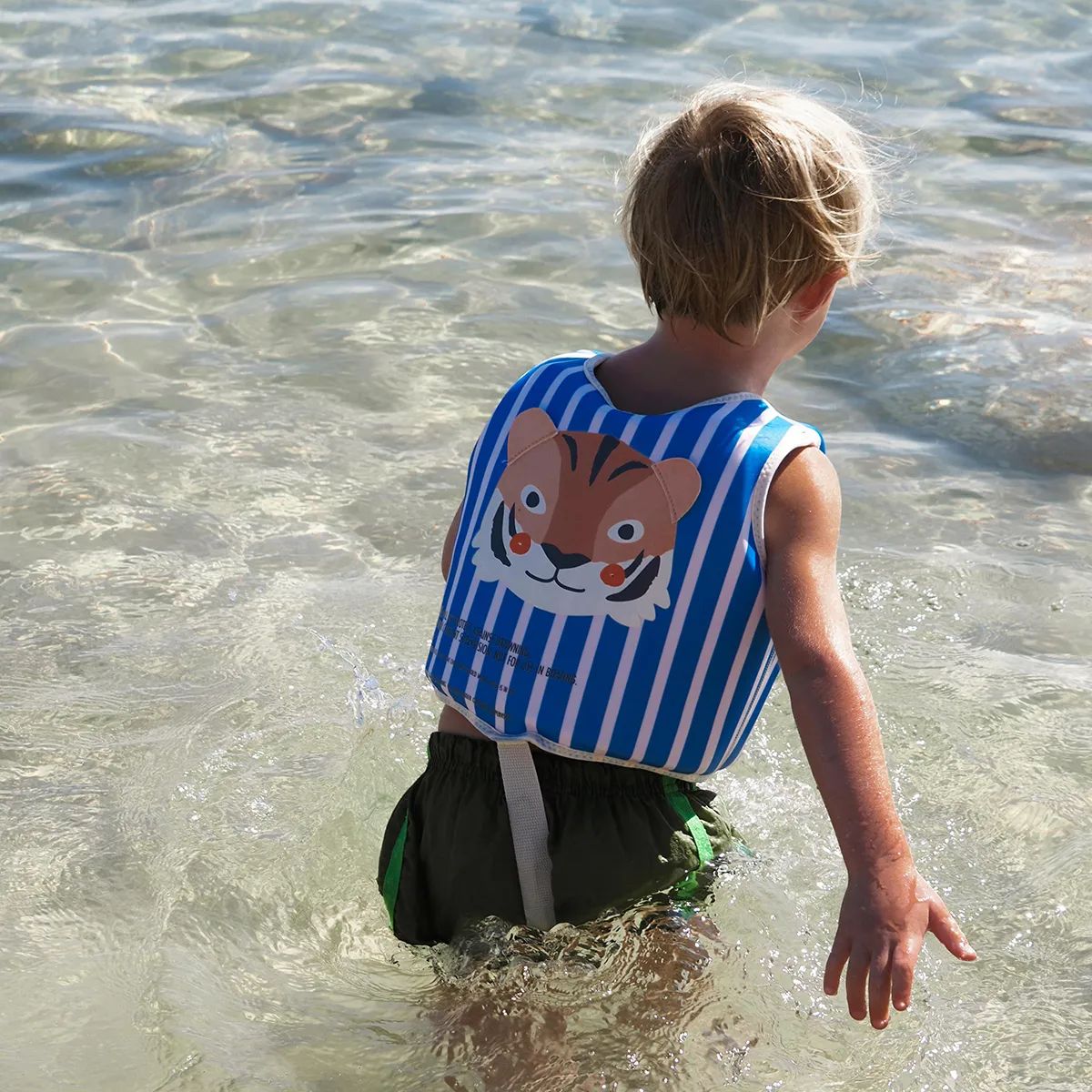 Sunnylife Badeudstyr Tino The Tiger Svømmevest i 2-3 år, 2