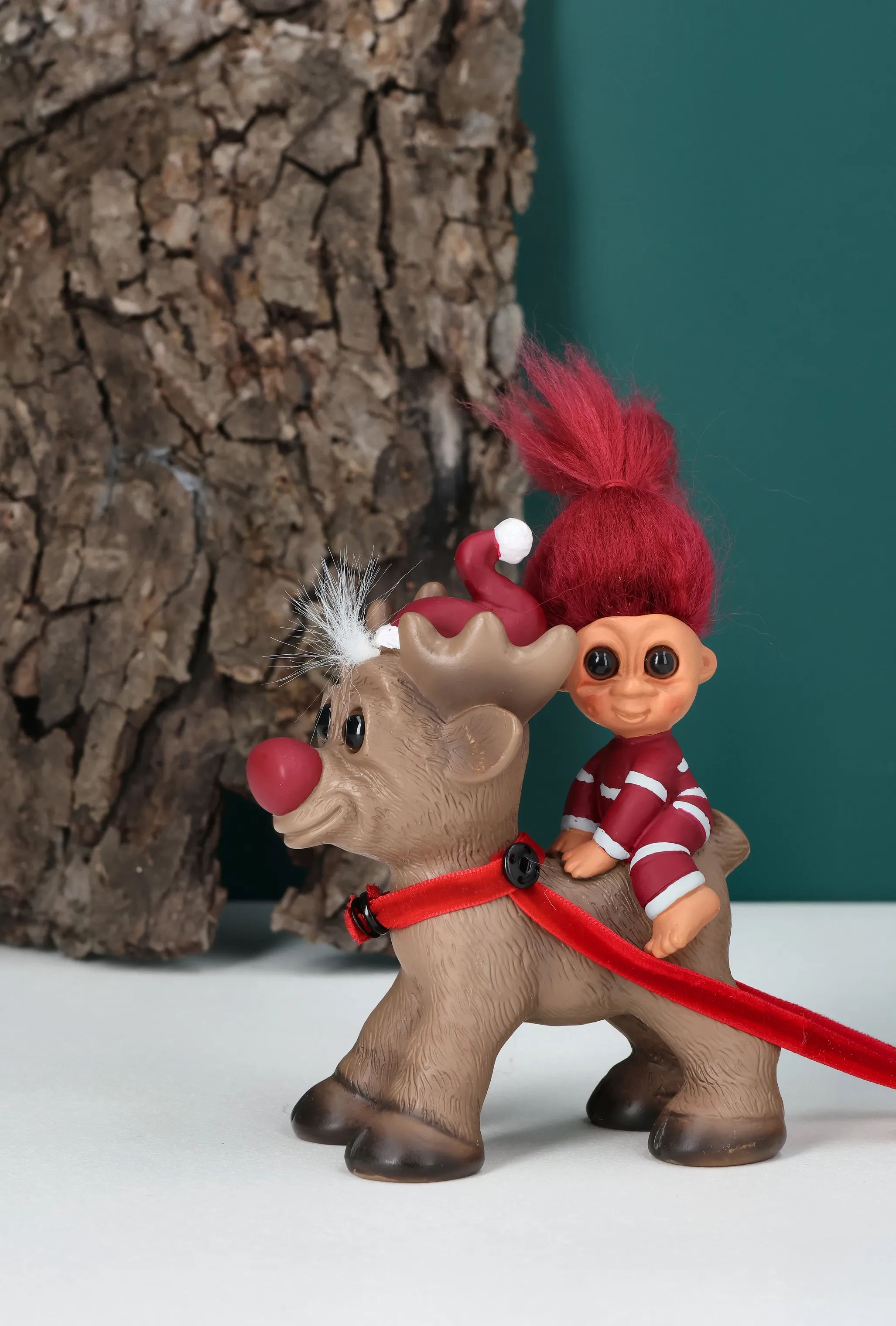 Lykketrold Dyrefigurer Familien Grandam - Rudolf & Siv i Brown, 2