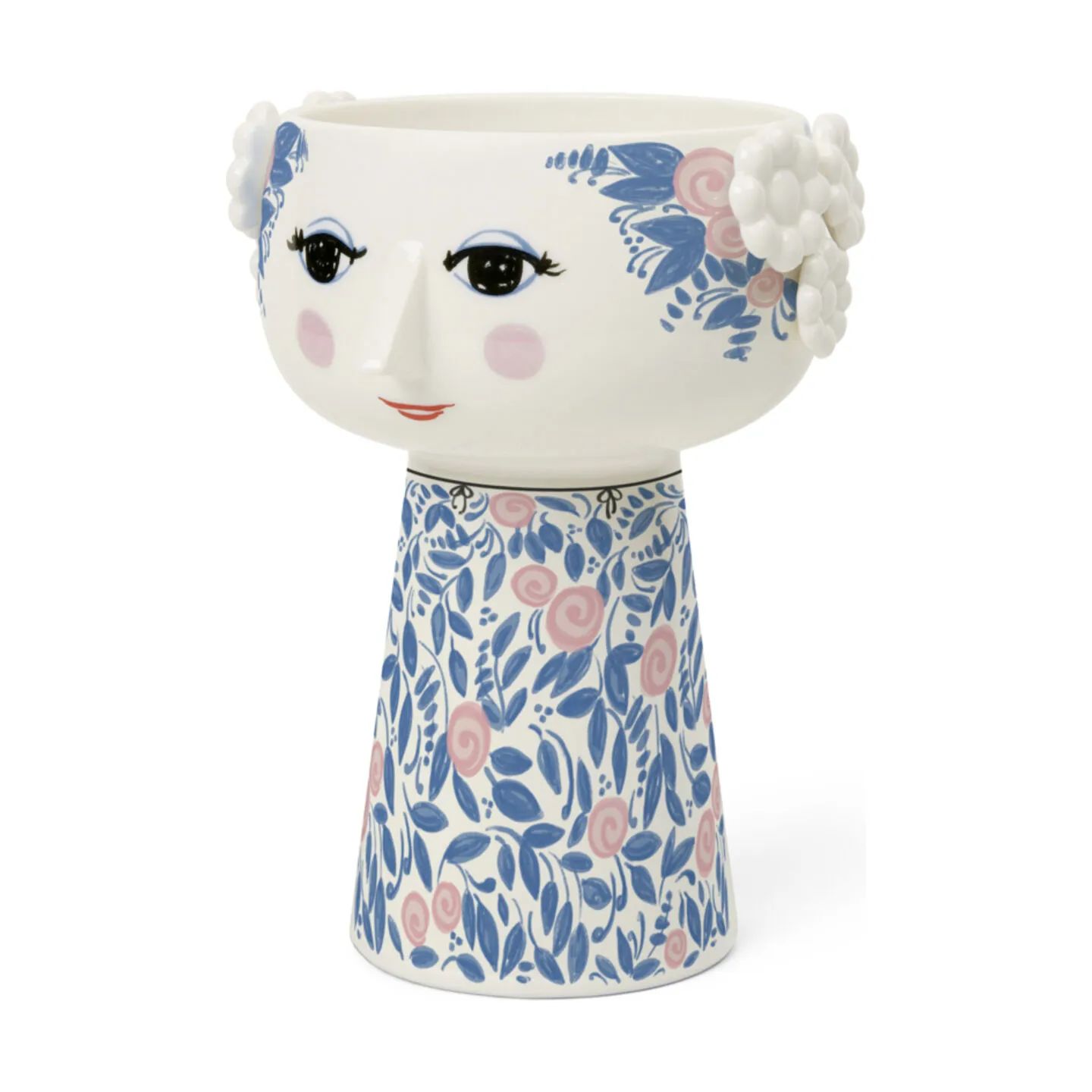 Bjørn Wiinblad Vaser Eva Vase i Blå/Rosa, 4