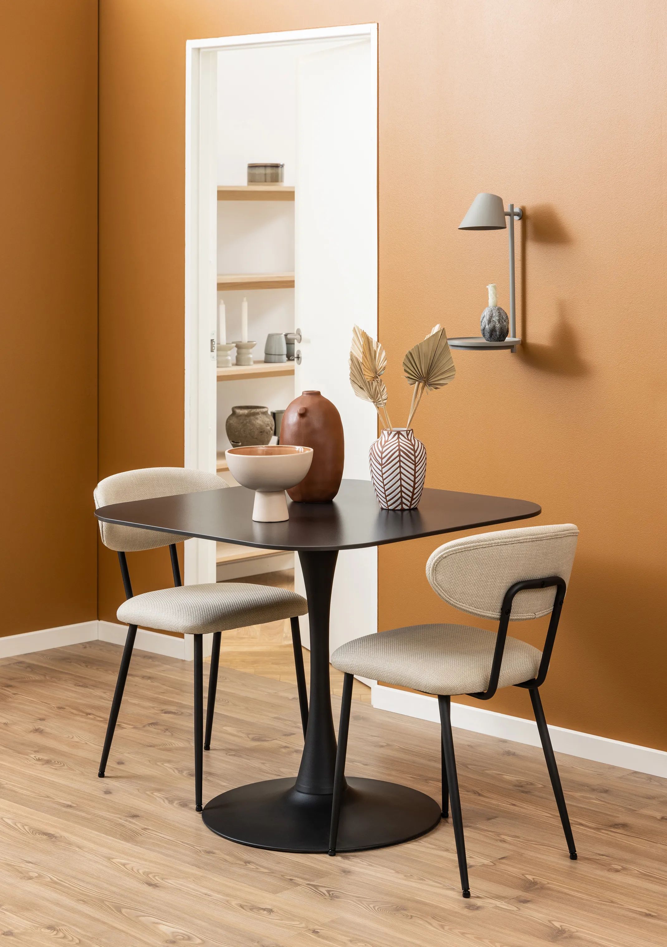 CASA Living Spisebordsstole Denise Spisebordsstol - 2 stk. i beige, 3