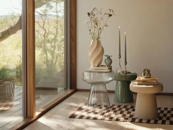 Broste Copenhagen Vaser Odette Vase i Hvid , 24 cm, 4