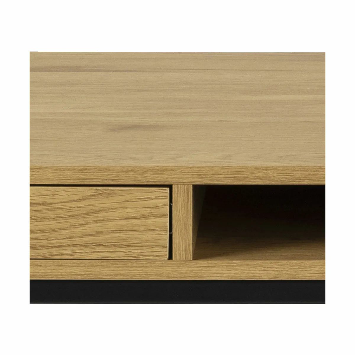 CASA Living Skriveborde Seaford Skrivebord i natur/sort, 4