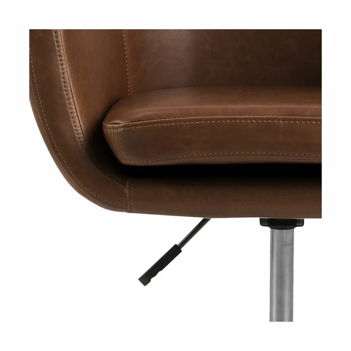 CASA Living Skrivebordsstole Nora Skrivebordsstol i cognac/sort, 2