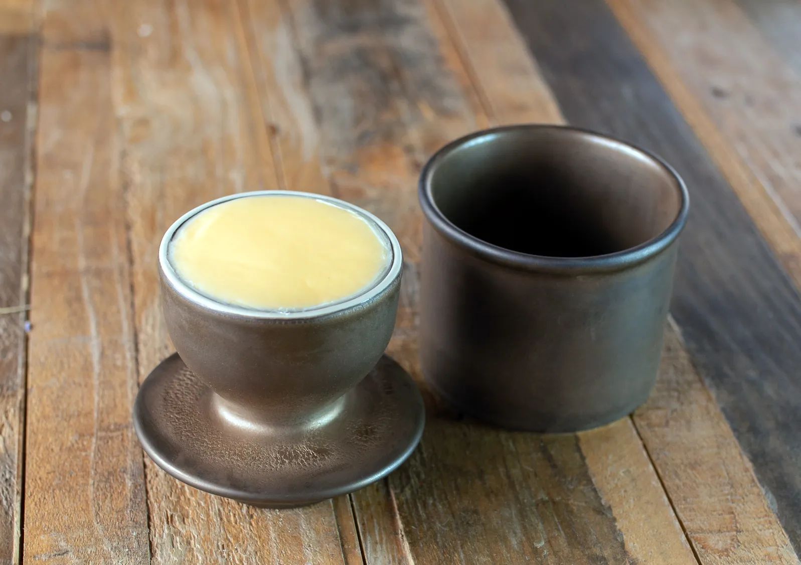 Butter Bell Smørbokse Smørklokke i Brun, 2