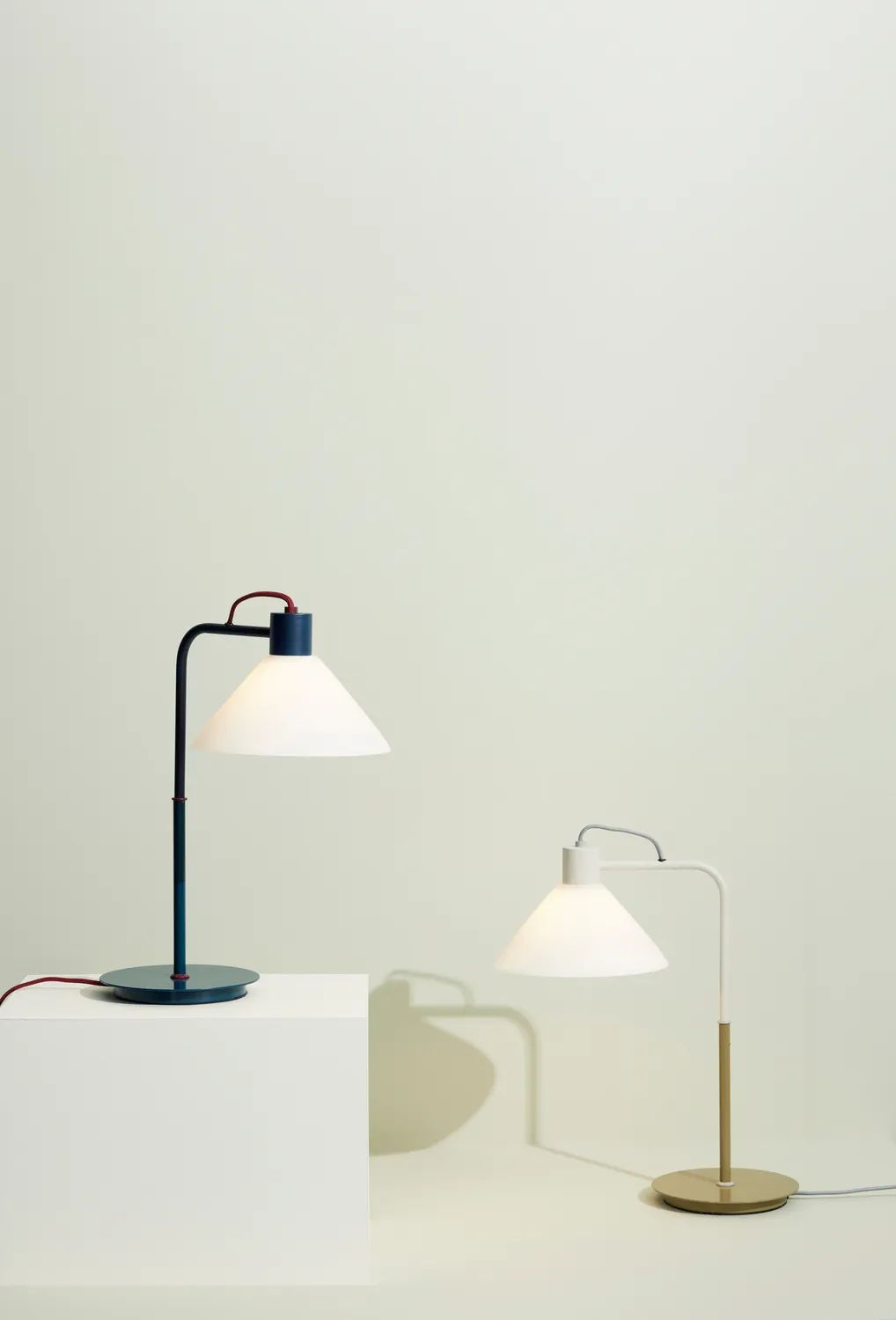 Hübsch Bordlamper Spot Bordlampe i Hvid/Khaki, 3