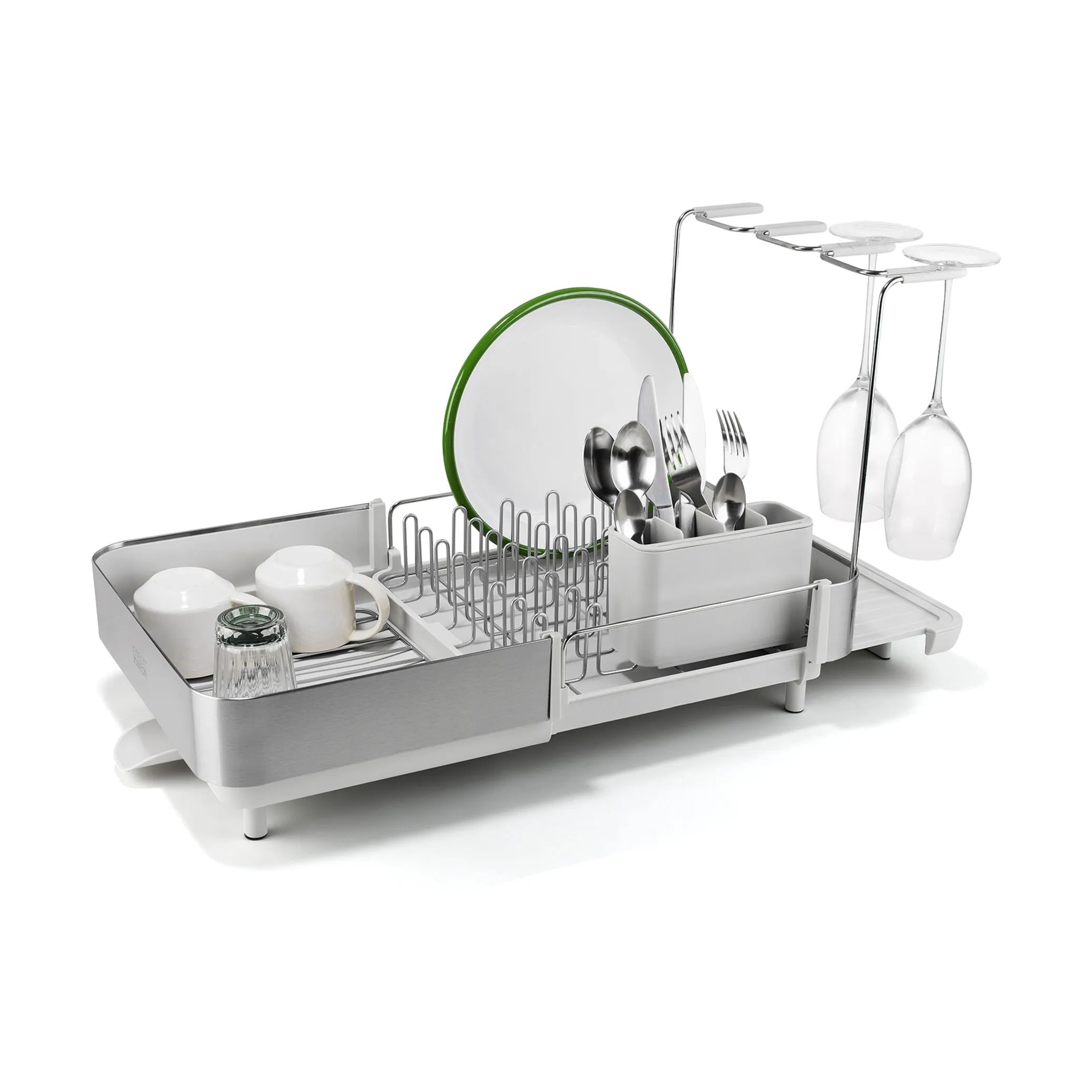 Joseph Joseph Opvaskestativer Extend Steel Plus Extend Steel+ Opvaskestativ i Light Stone, 1