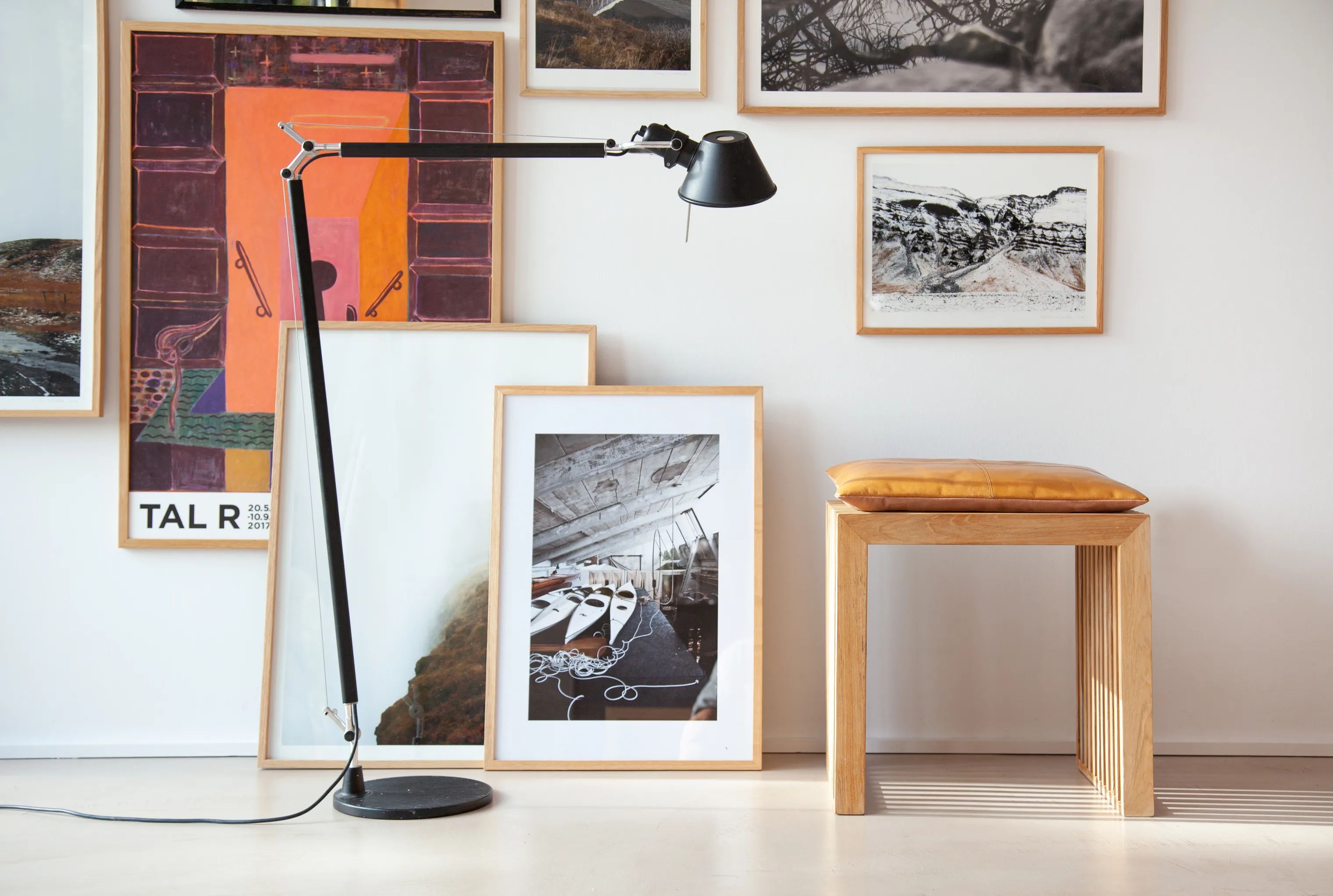 cinas Skamler Rib Skammel i Teak, 4