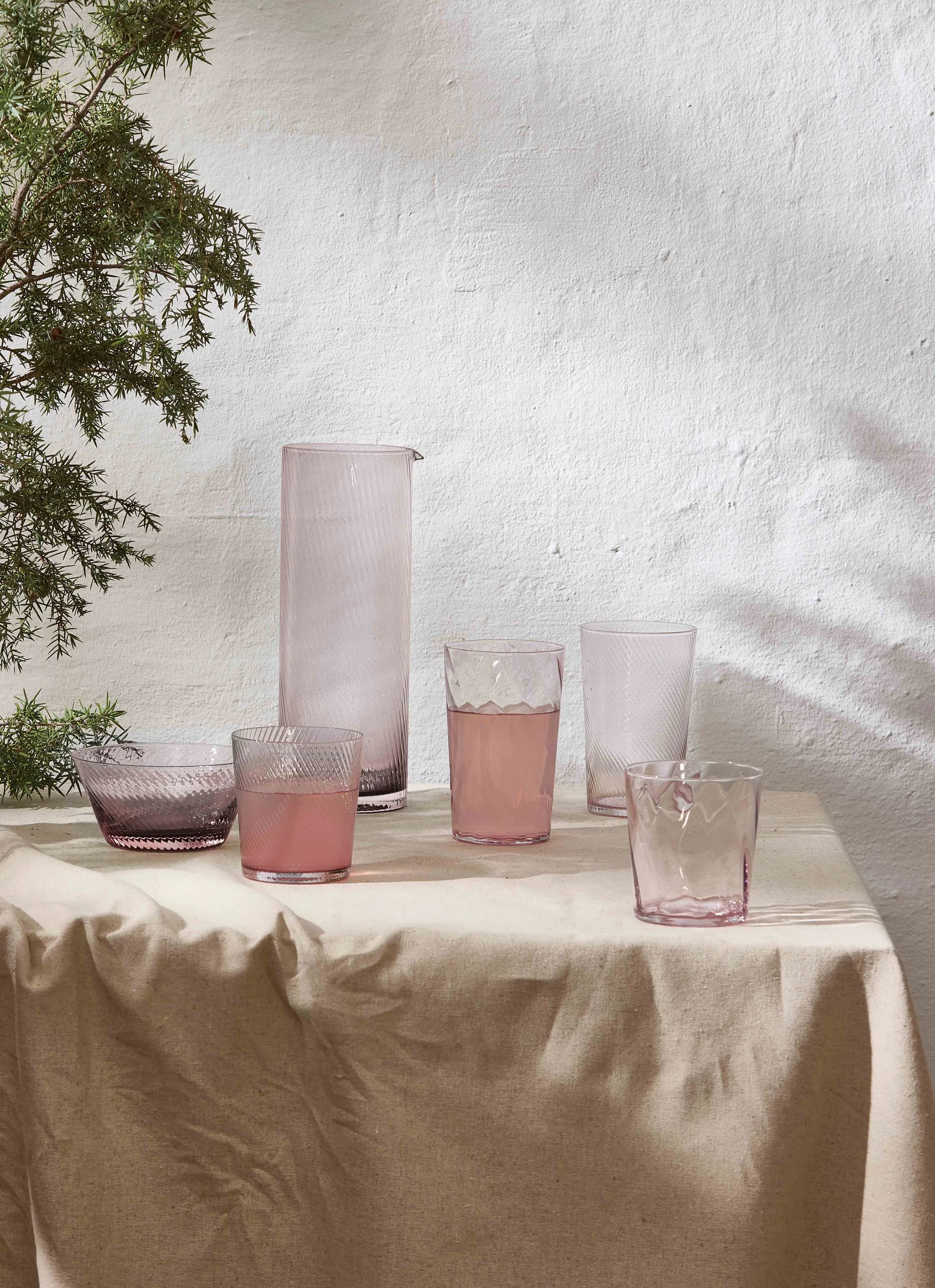 RAW by Aida Highball glas Unique Highball Glas i Pink, 2