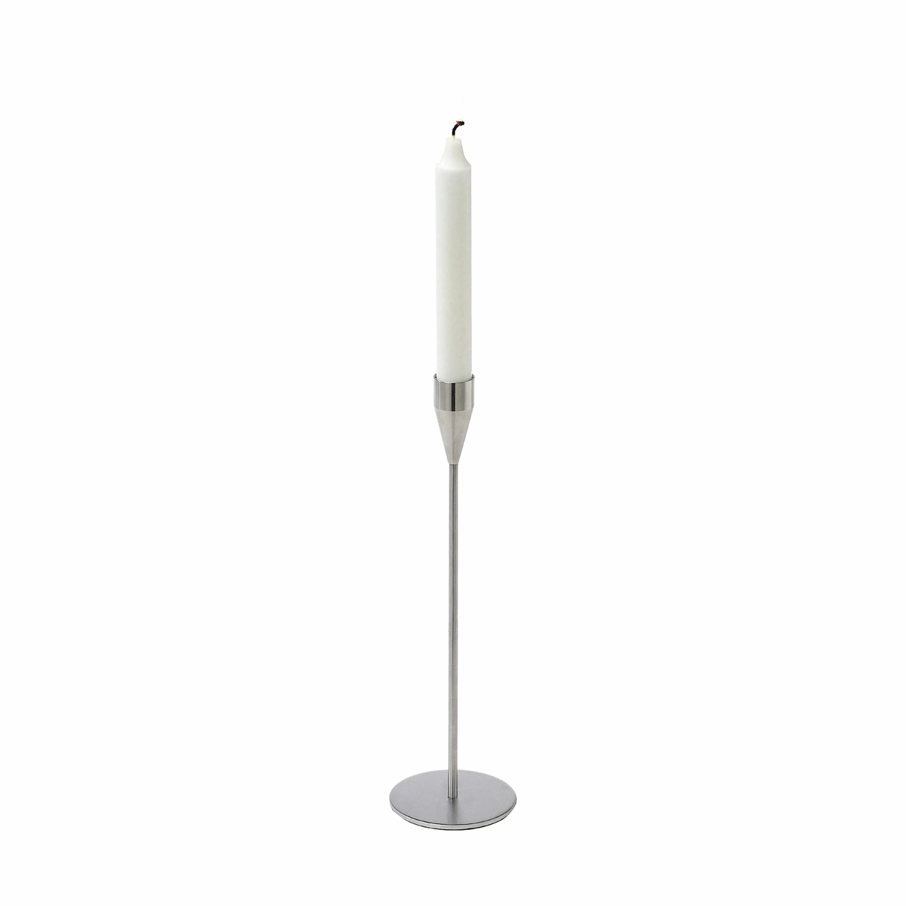 Piet Hein Kronelysestage Jupiter Lysestage i Stål, 29 cm, 1