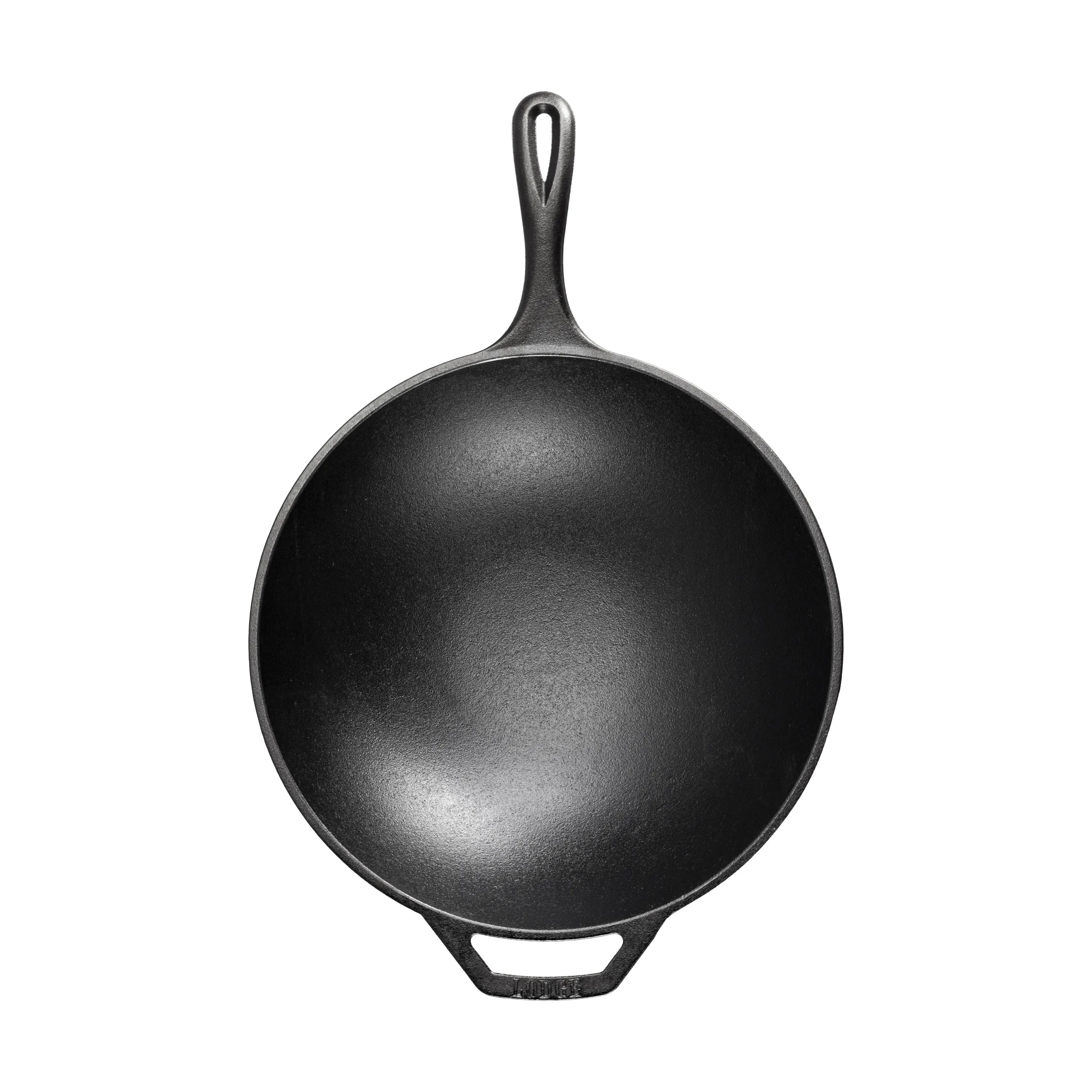 Lodge Cast Iron Wokpander Chefs Chef Wokpande i Sort, 4
