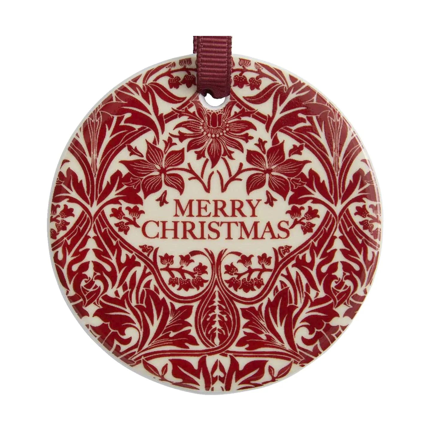 Spode Juleophæng Morris & Co Juleophæng - 2 stk. i Rød/grøn/hvid, 4
