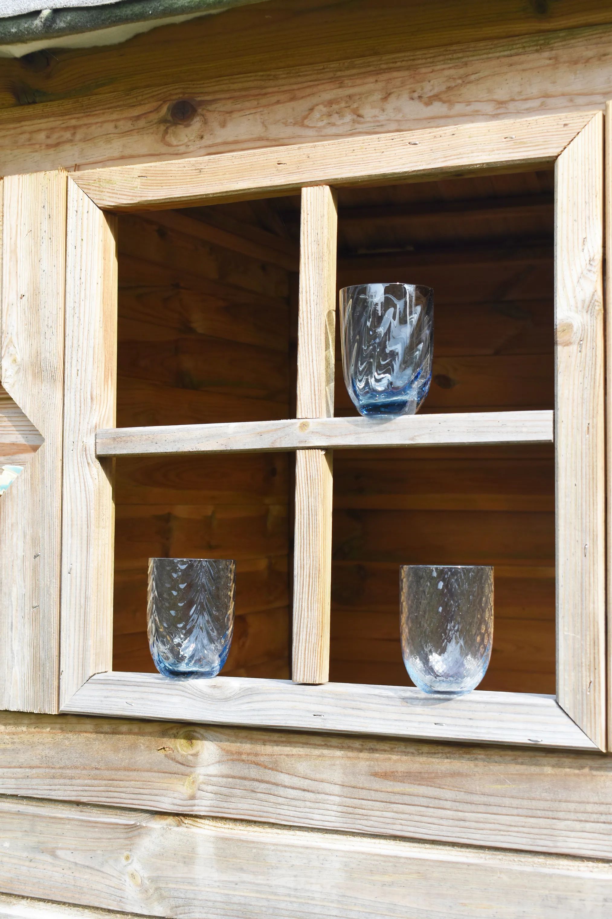 Anna von Lipa Vandglas Wave Vandglas i Blue smoke, 3
