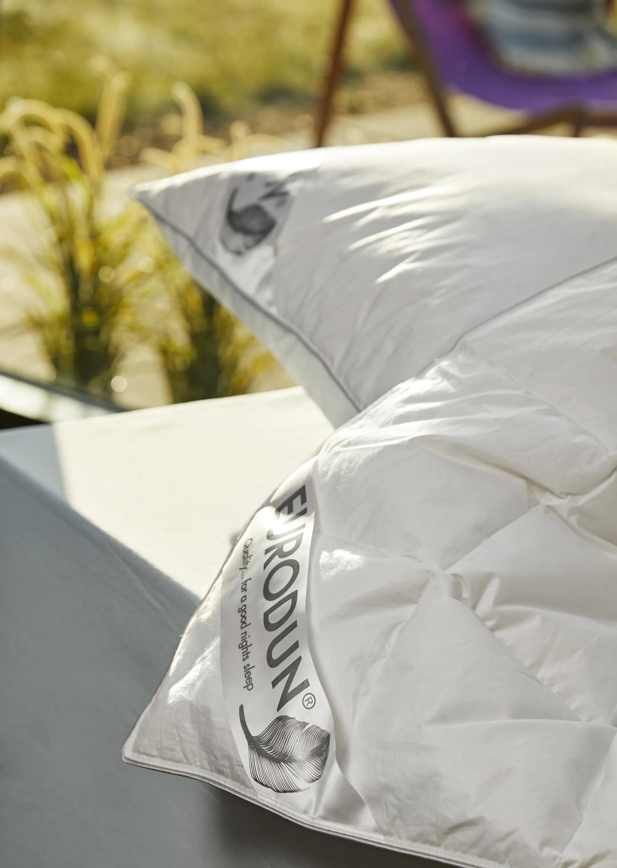 Eurodun Dobbeltdyner Comfort Moskus Soft Dobbelt Helårsdyne i B135 x L220 cm, 3