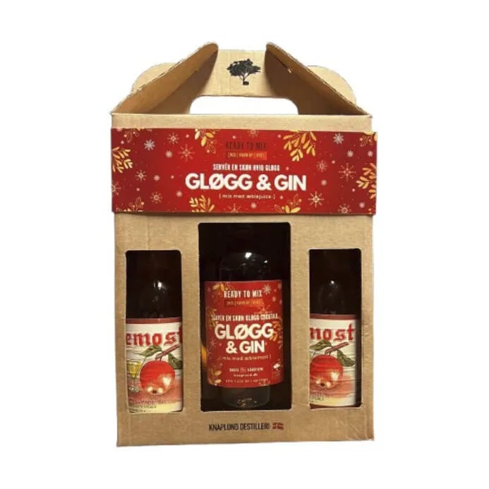 Knaplund Spiritus Gløgg & Gin m. 2 æblemost i Brun, 1