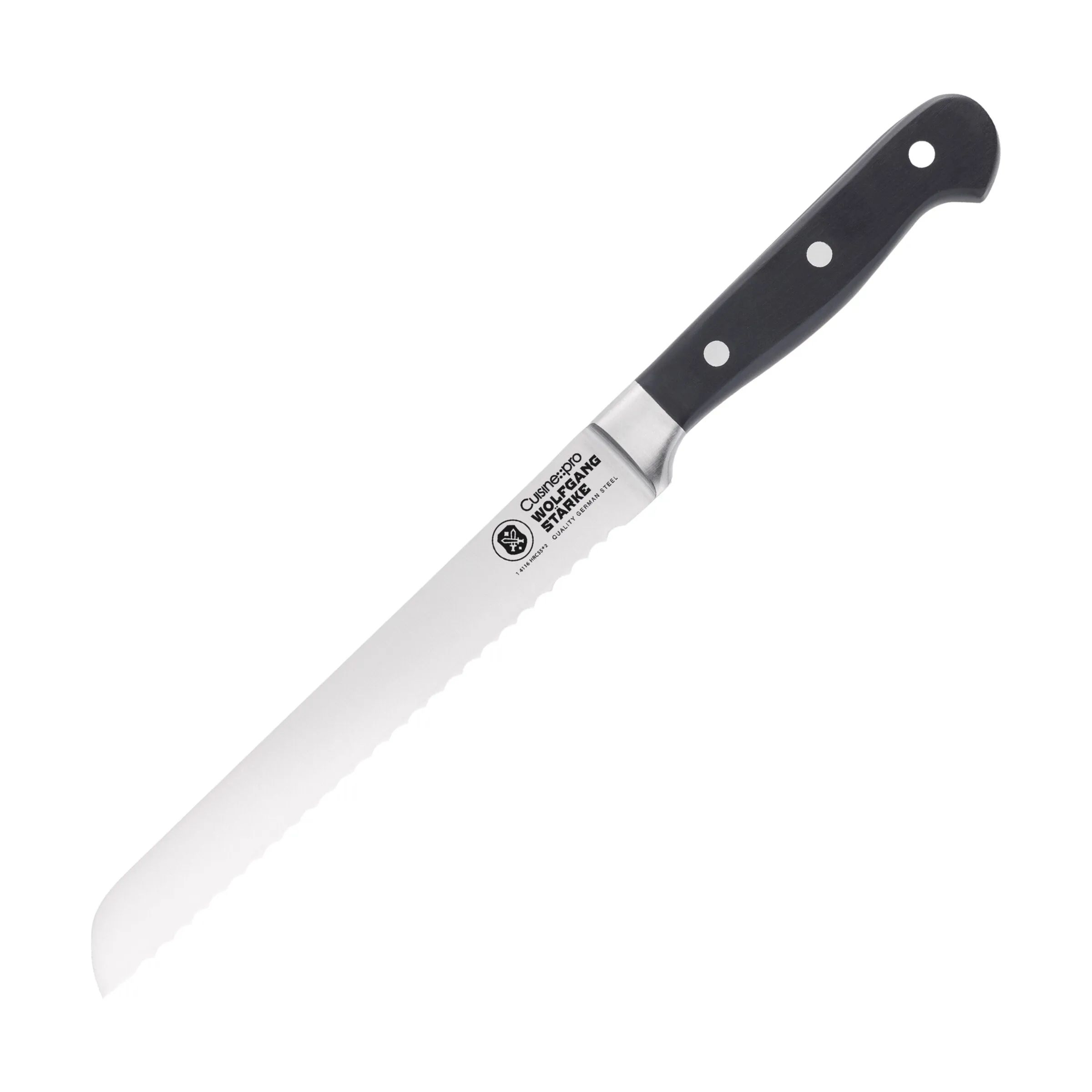 THE CUSTOM CHEF™ Brødknive Cuisine::pro® WOLFGANG
STARKE™ Cuisine::pro Wolfgang Starke Brødkniv i Sølvfarvet/sort, 1