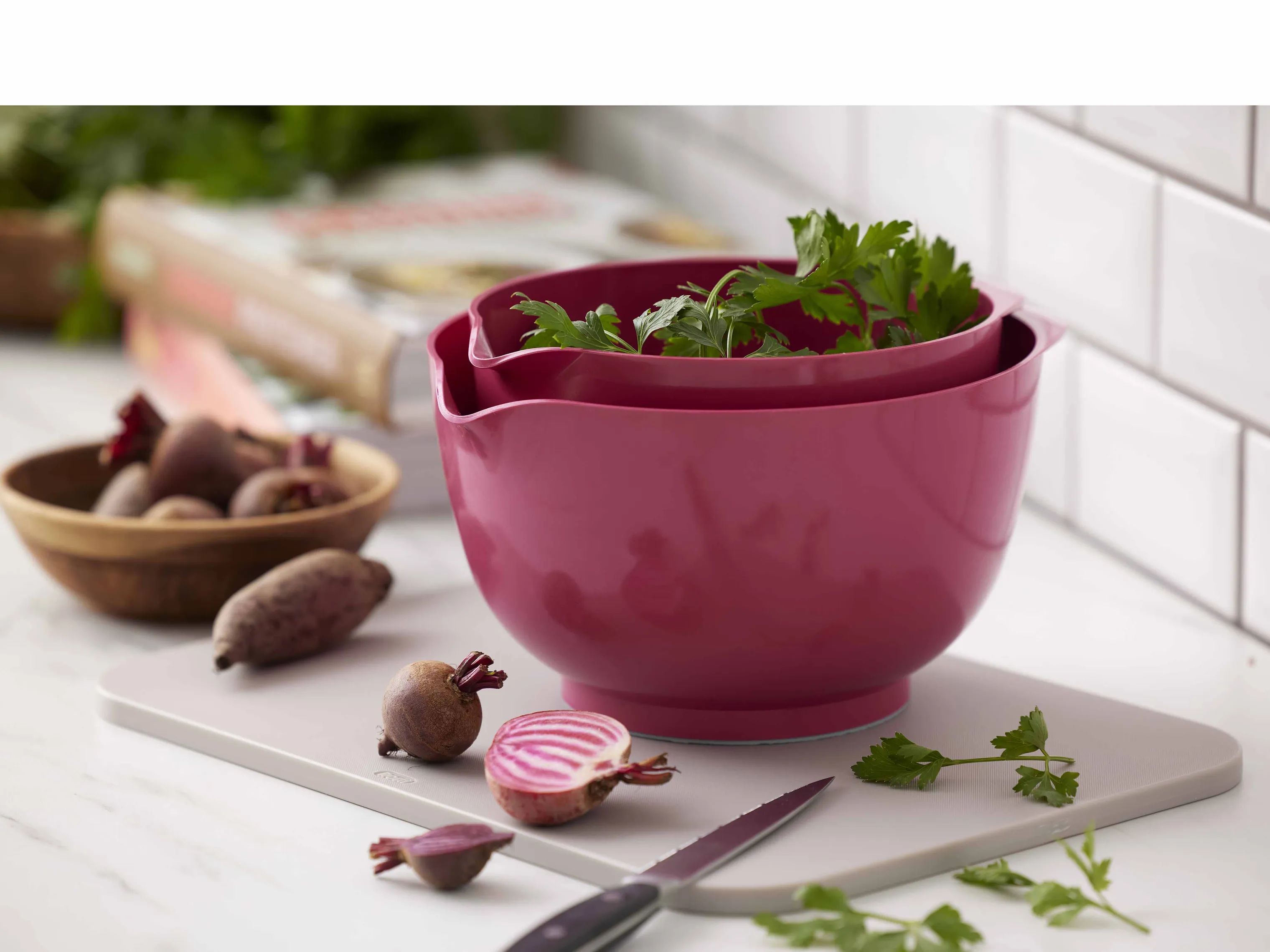 Rosti Røreskålsæt Margrethe Røreskålsæt - 4 dele i Beetroot, 2