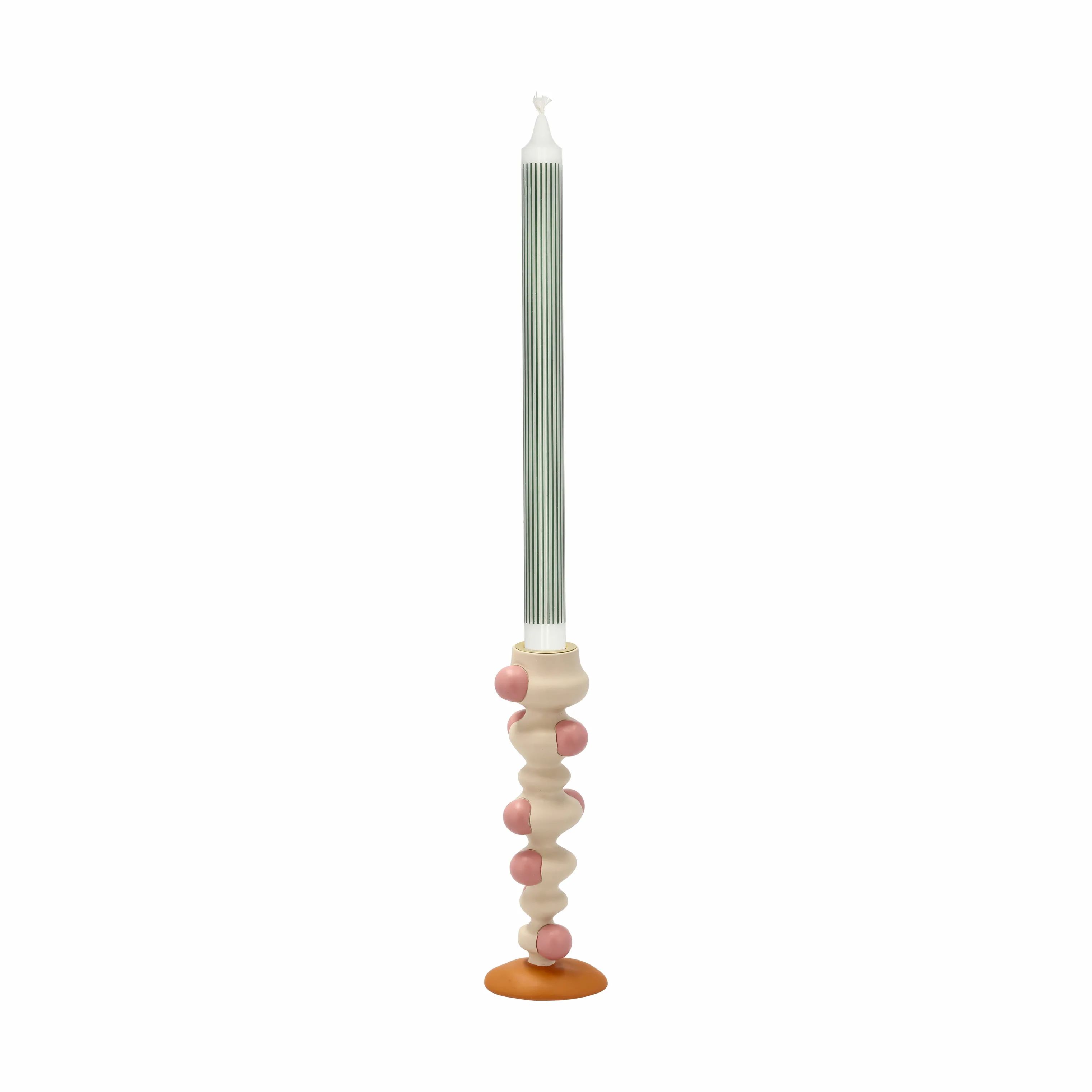 Villa Collection Kronelysestage Villa styles Lysestage m. dutter i Offwhite/Rosa, 1