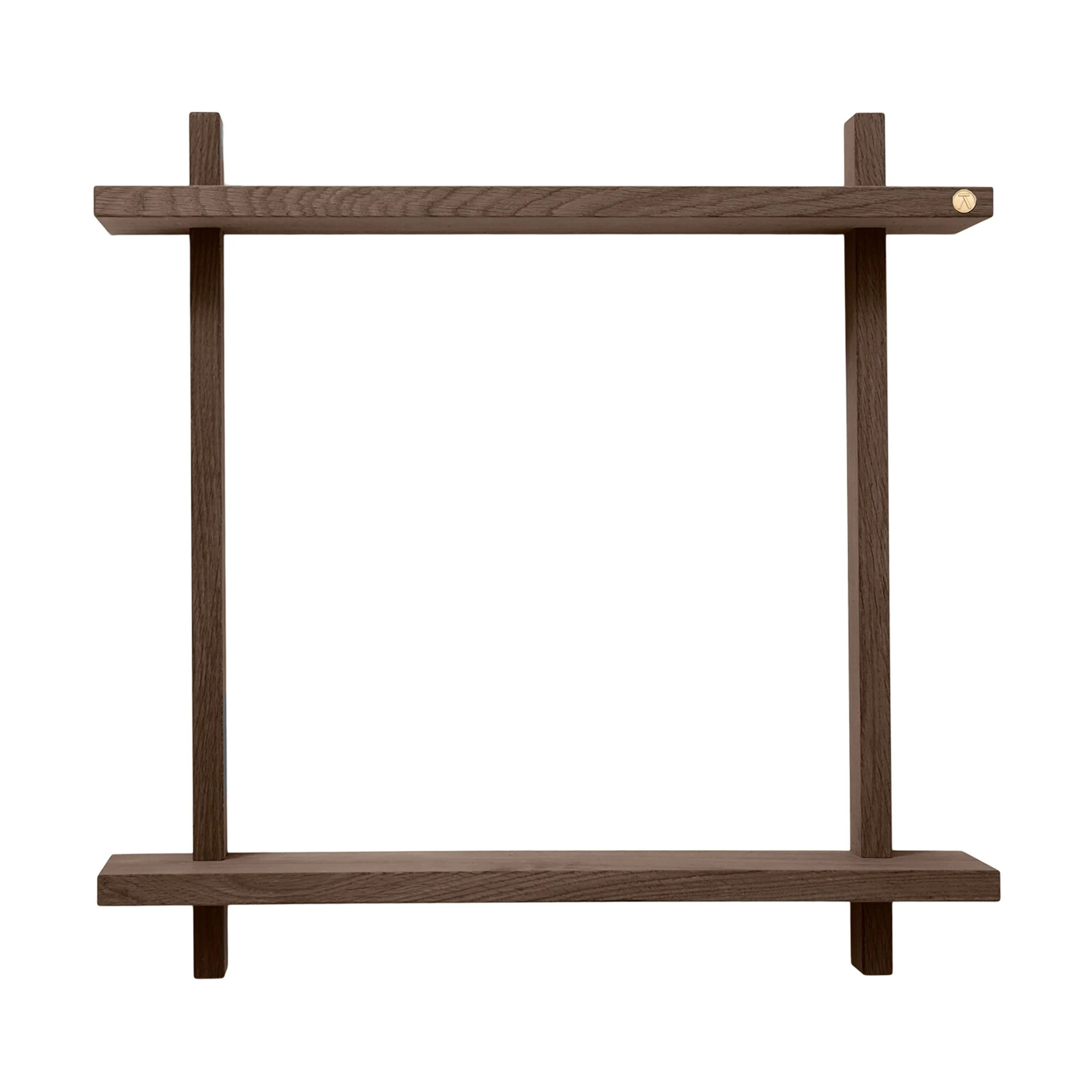 Andersen Furniture Hylder Treat Hylde i Røget eg, H50 x B50 cm, 1