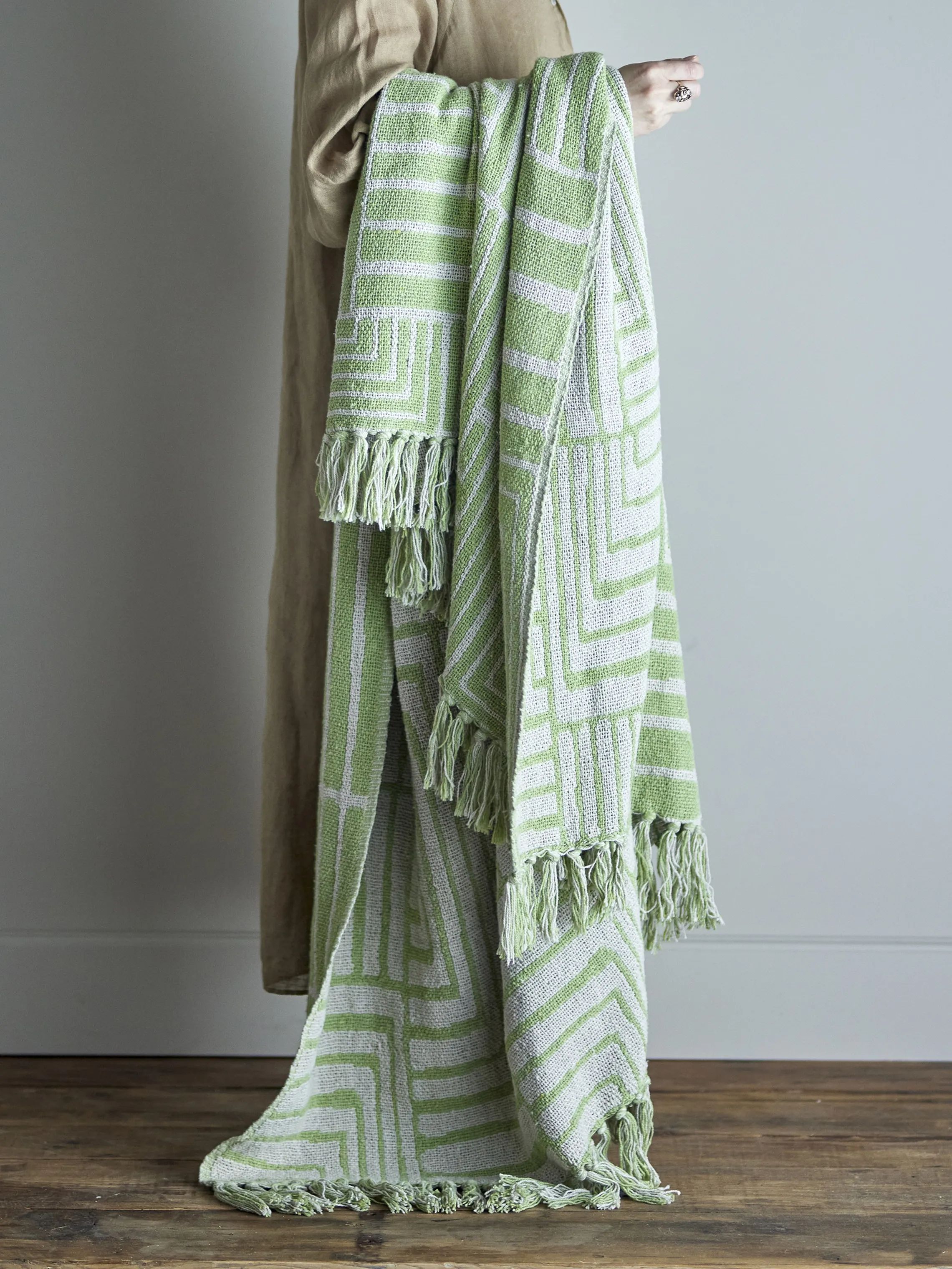 Creative Collection Plaider Velva Plaid i Grøn, 5
