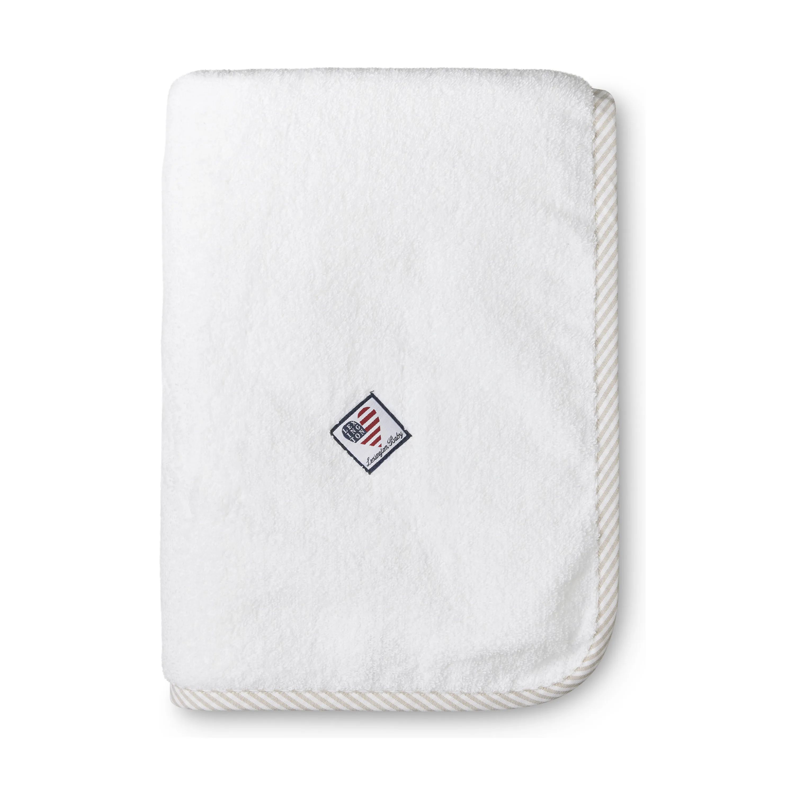 Lexington Babyhåndklæder Icons Baby Håndklæde i White/Beige, 3