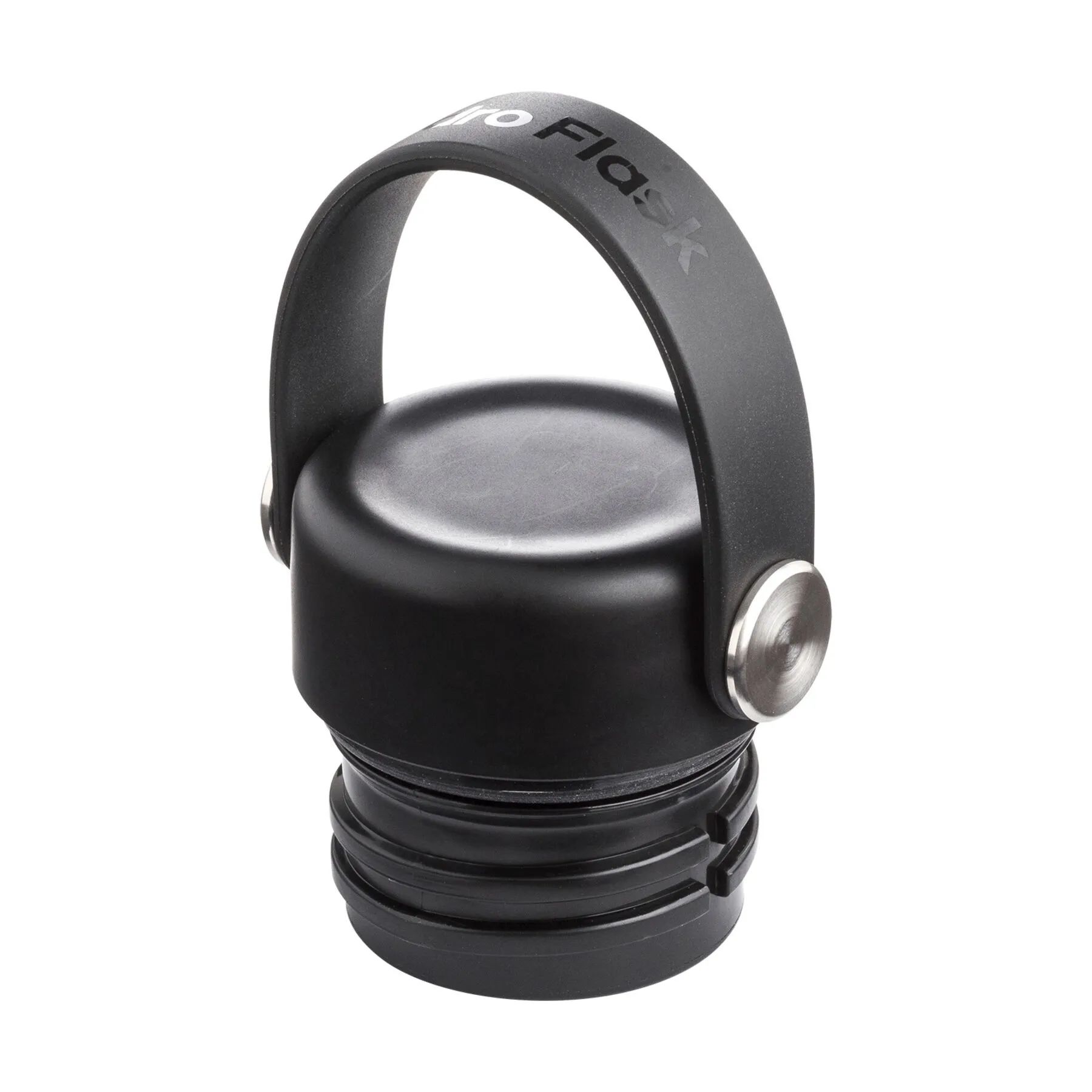 Hydro Flask To go kopper Standard Mouth Flex Termodrikkedunk i Hvid/stål/sort, 5