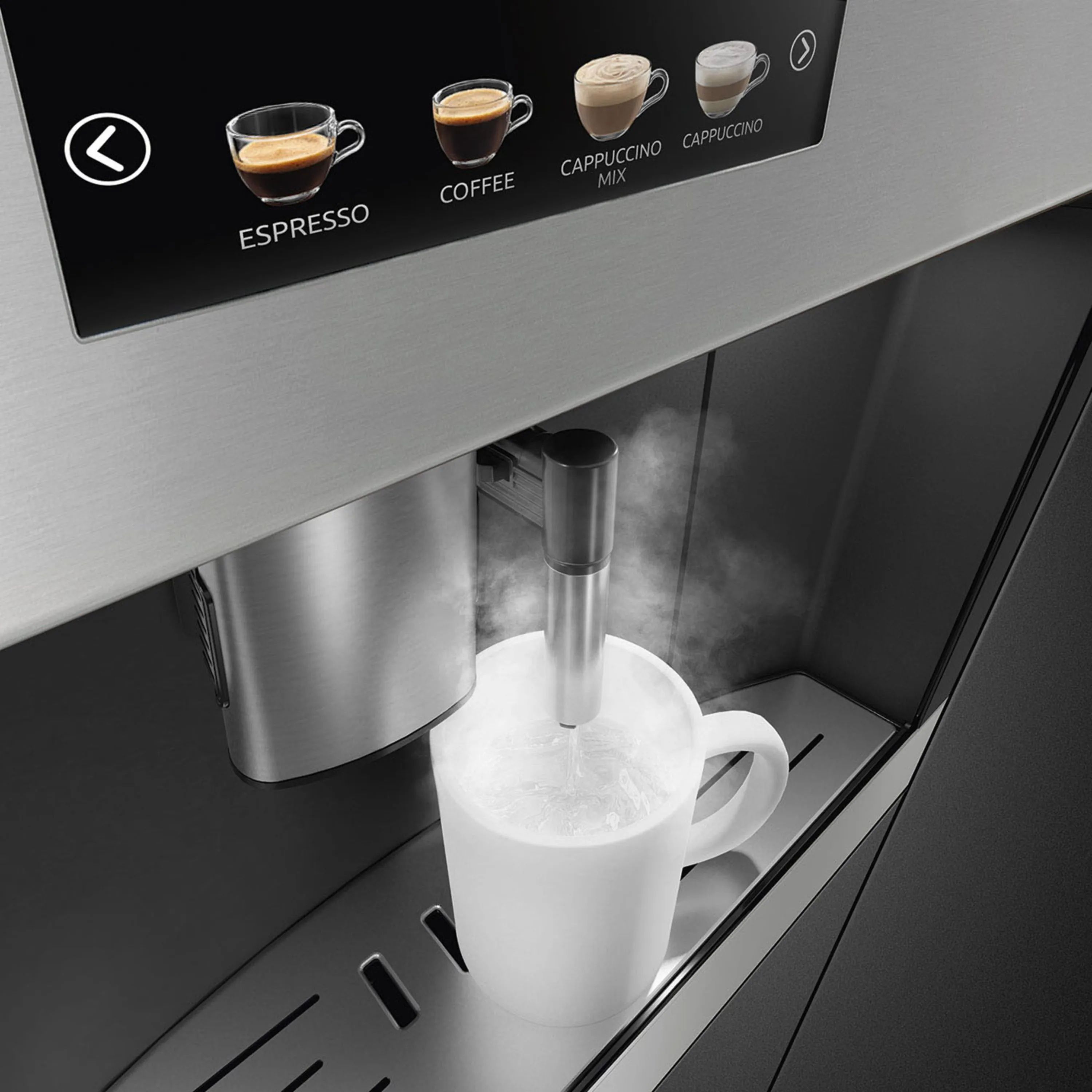 Smeg Espressomaskiner Classic Kaffemaskine i Sølv/sort, 2