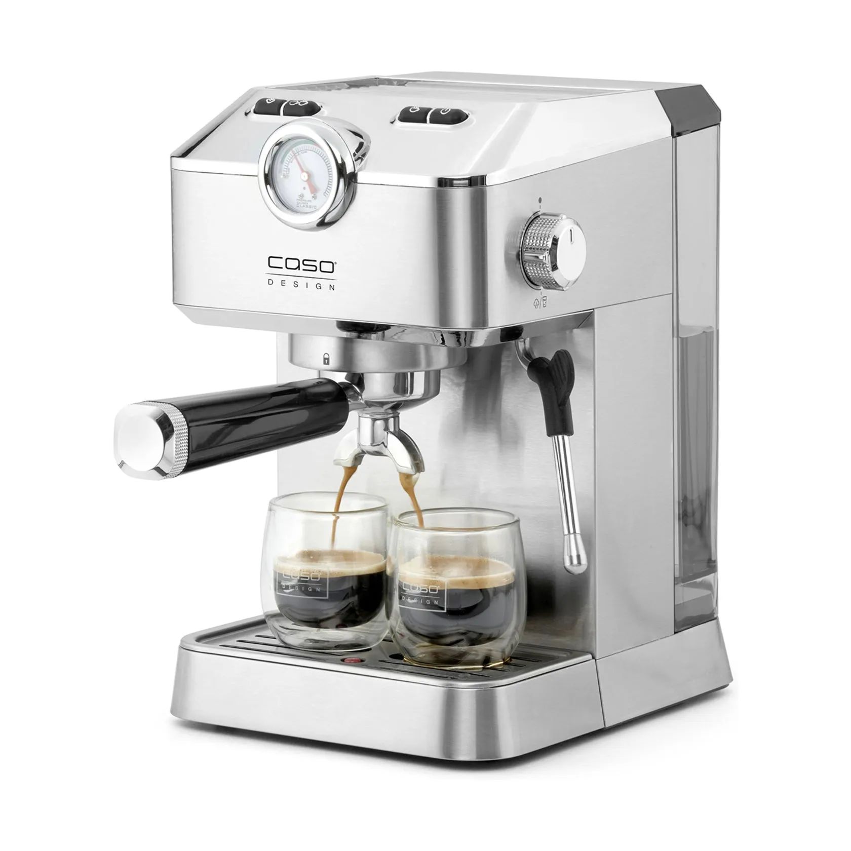 Caso Espressomaskiner Gourmet Espressomaskine CS1820 i Stål, 1