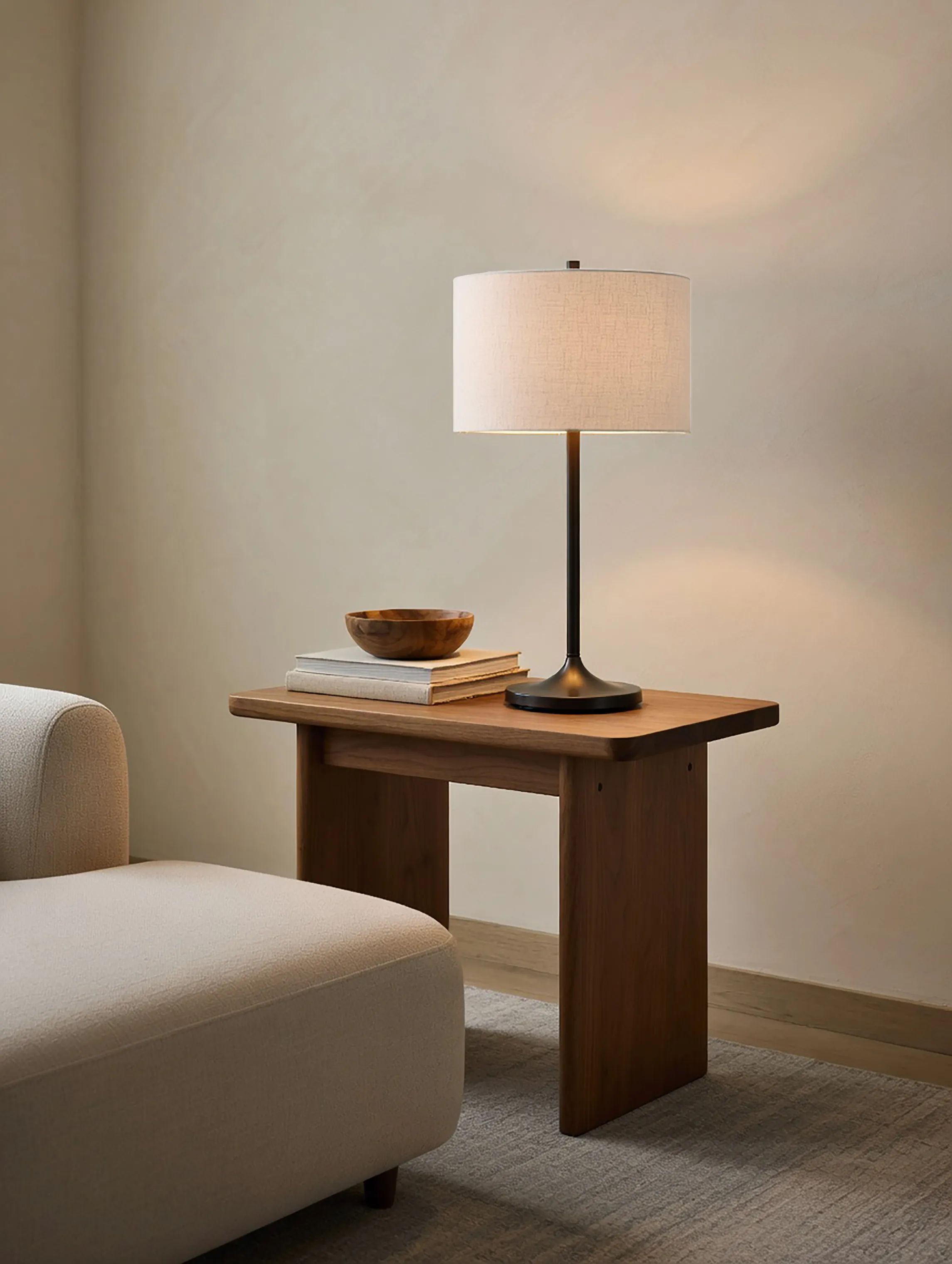 Belid Bordlamper Soft Bordlampe i Hvid/Metallic bronze, 3