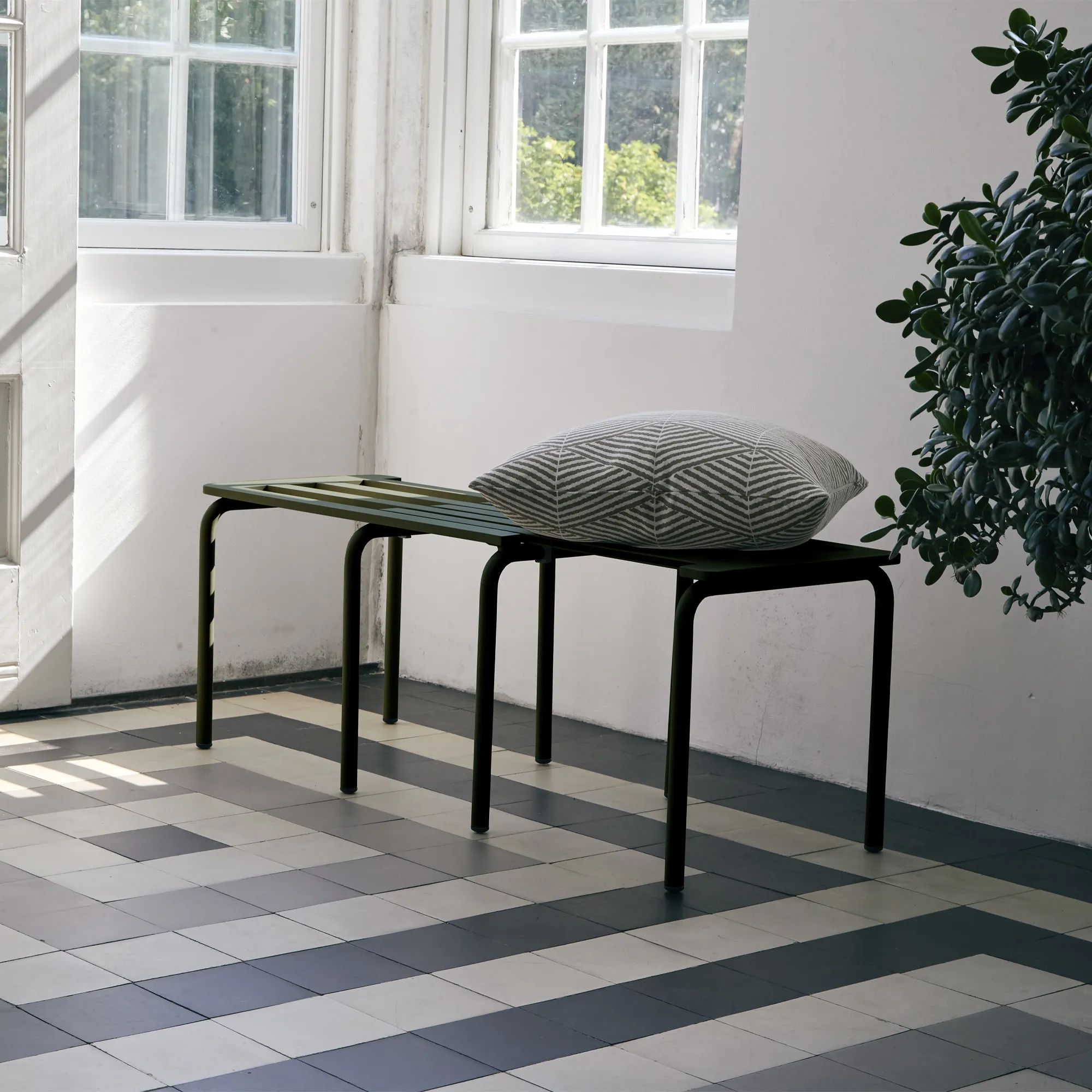 Mandalay Havebænke Ivy Bænk i Olivengrøn, 2