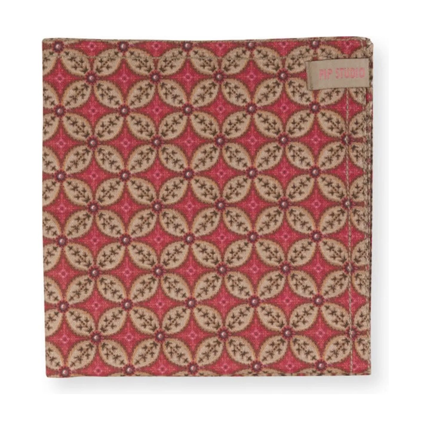 PIP Studio Stofservietter Blooming Tales Stofserviet - 4 stk. i Dark Red, 3