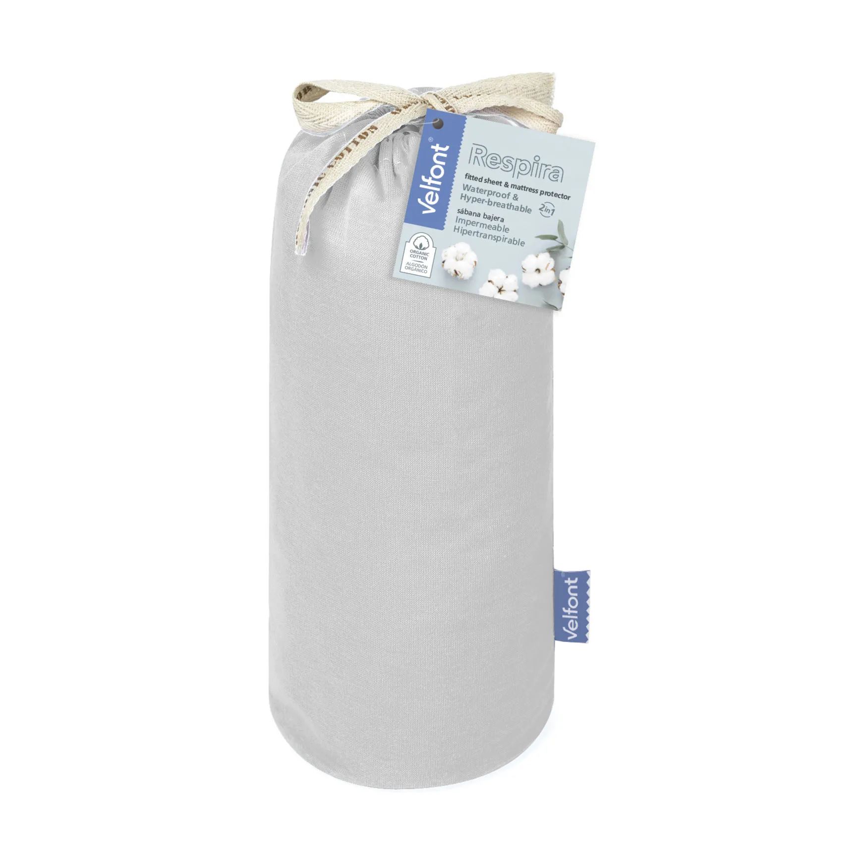 Velfont Lagner Vådliggerlagen i light grey, B140 x L200 cm, 3