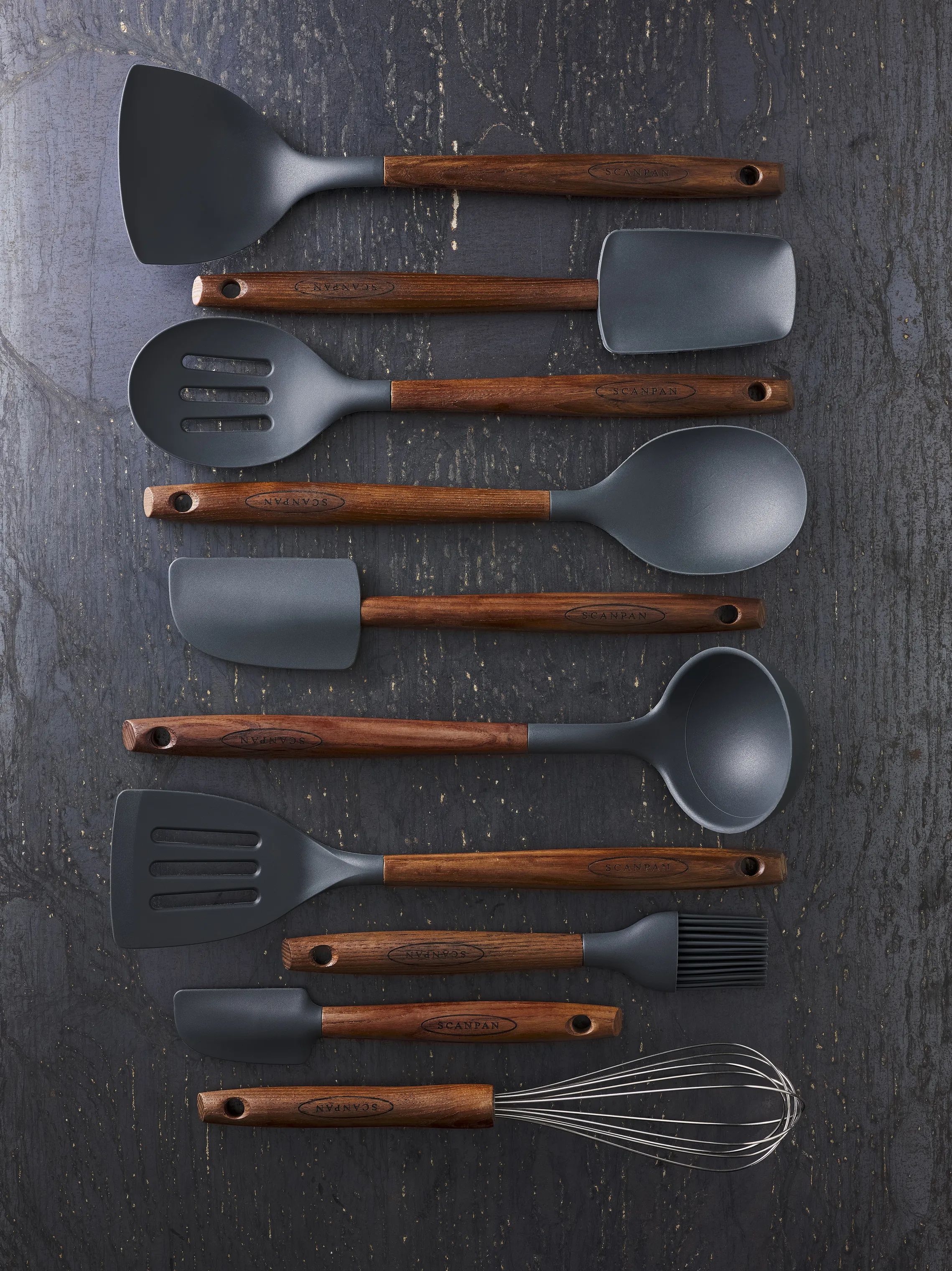 Scanpan Paletknive Palet i Brun/sort, 2