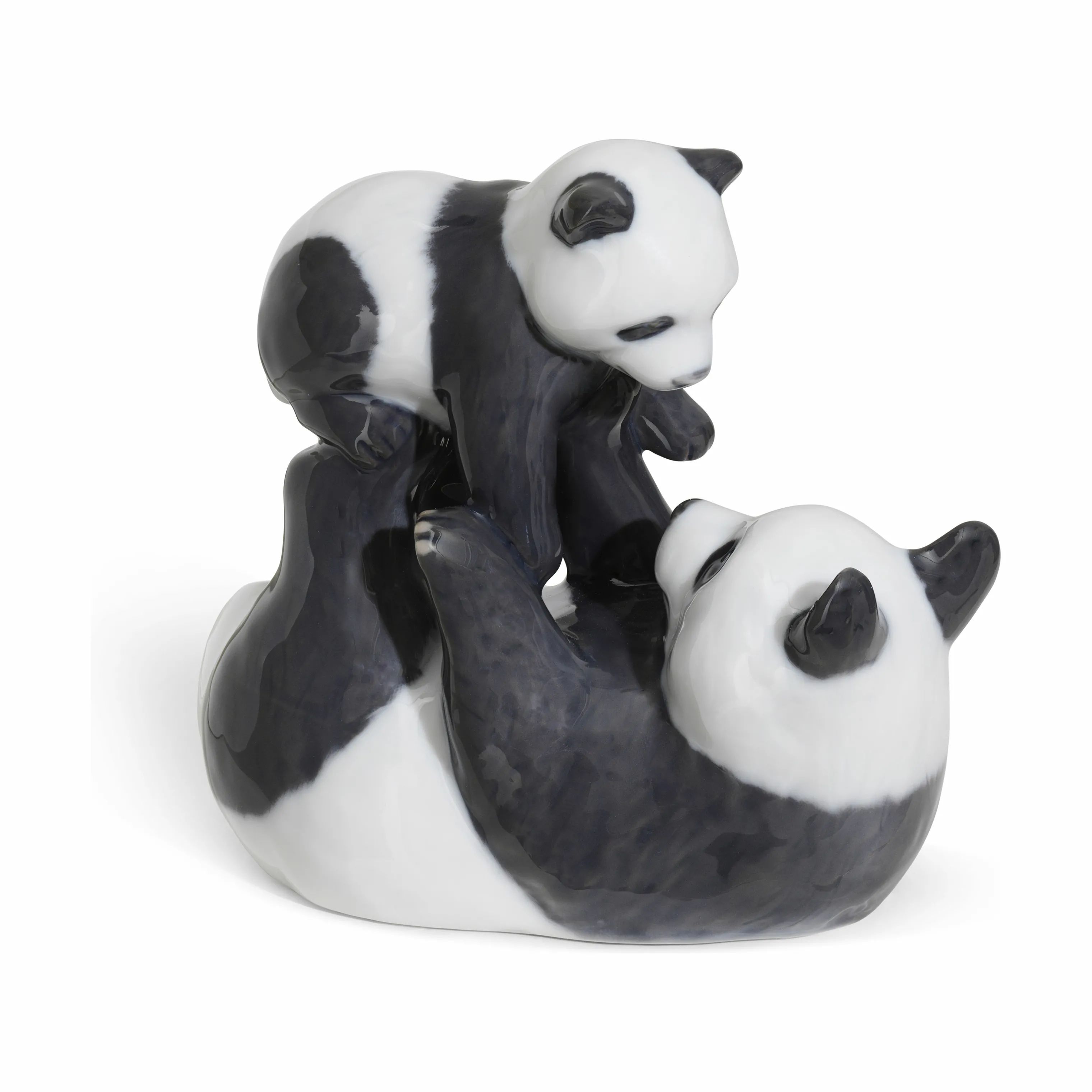 Royal Copenhagen Dyrefigurer Figurine Årsfigur 2022 - Panda i sort;hvid, 1