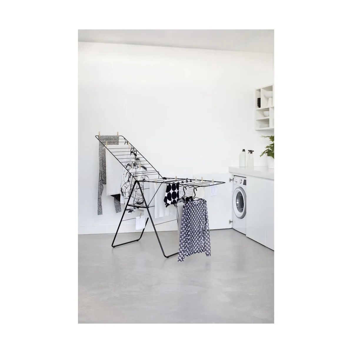Brabantia Tørrestativer Hang Up Tørrestativ i Mat sort, 25 meter, 4