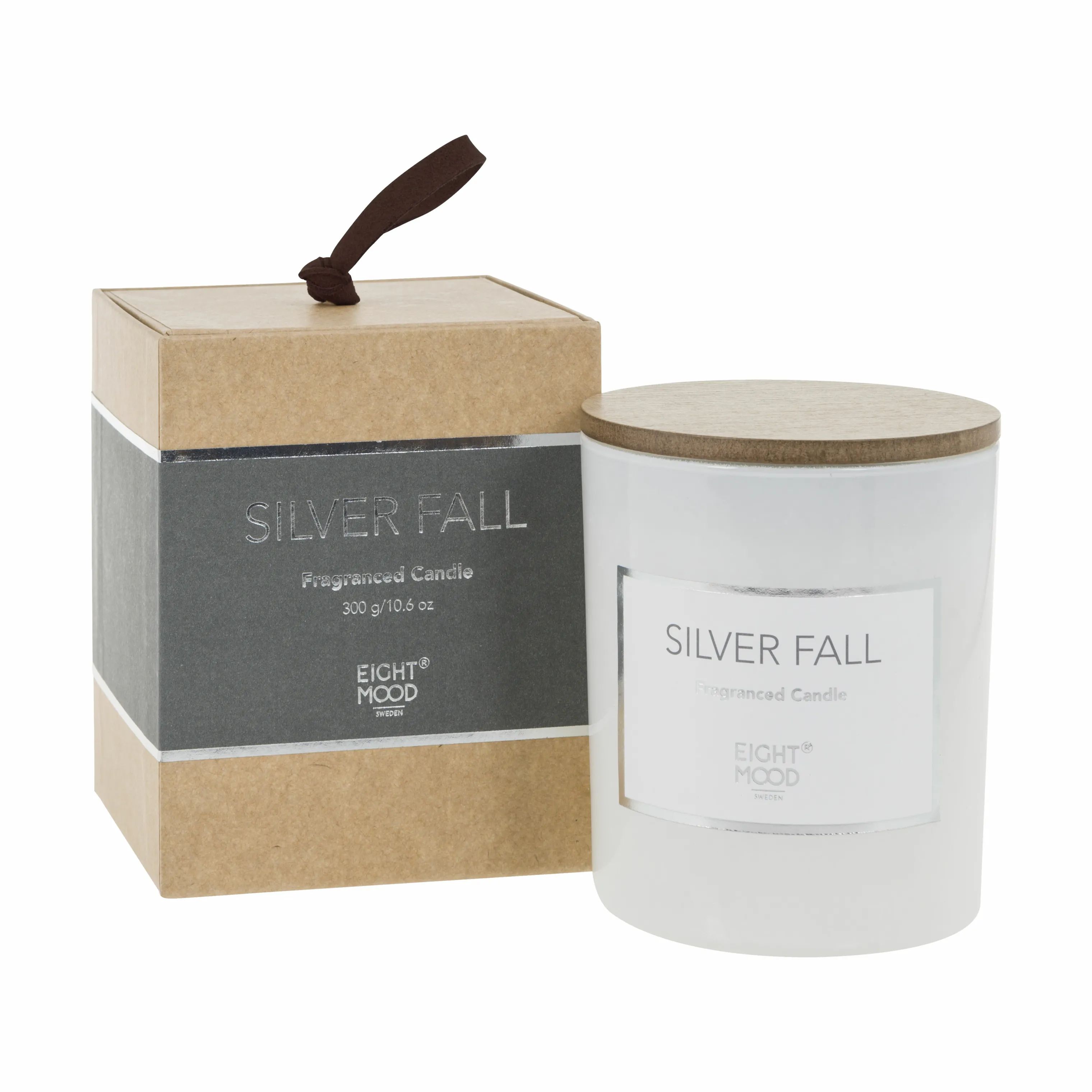 CASA Living duftlys Silver Fall Duftlys i Hvid, Silver Fall, 1