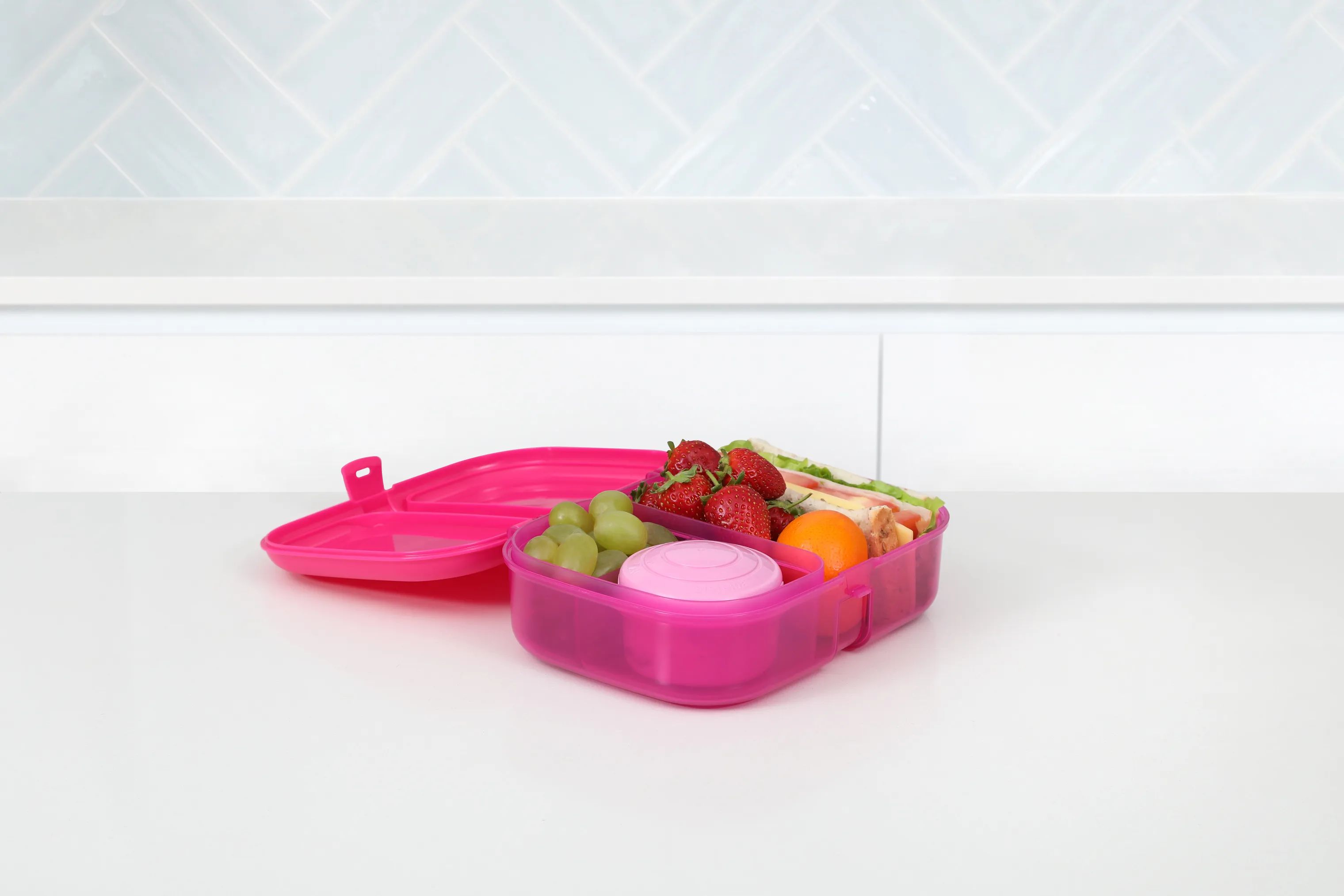 Sistema Madkasser Ribbon Madkasse i Pink, 2