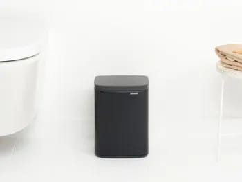 Brabantia Spande uden pedal BO Affaldsspand i Matt black , 4 L, 2