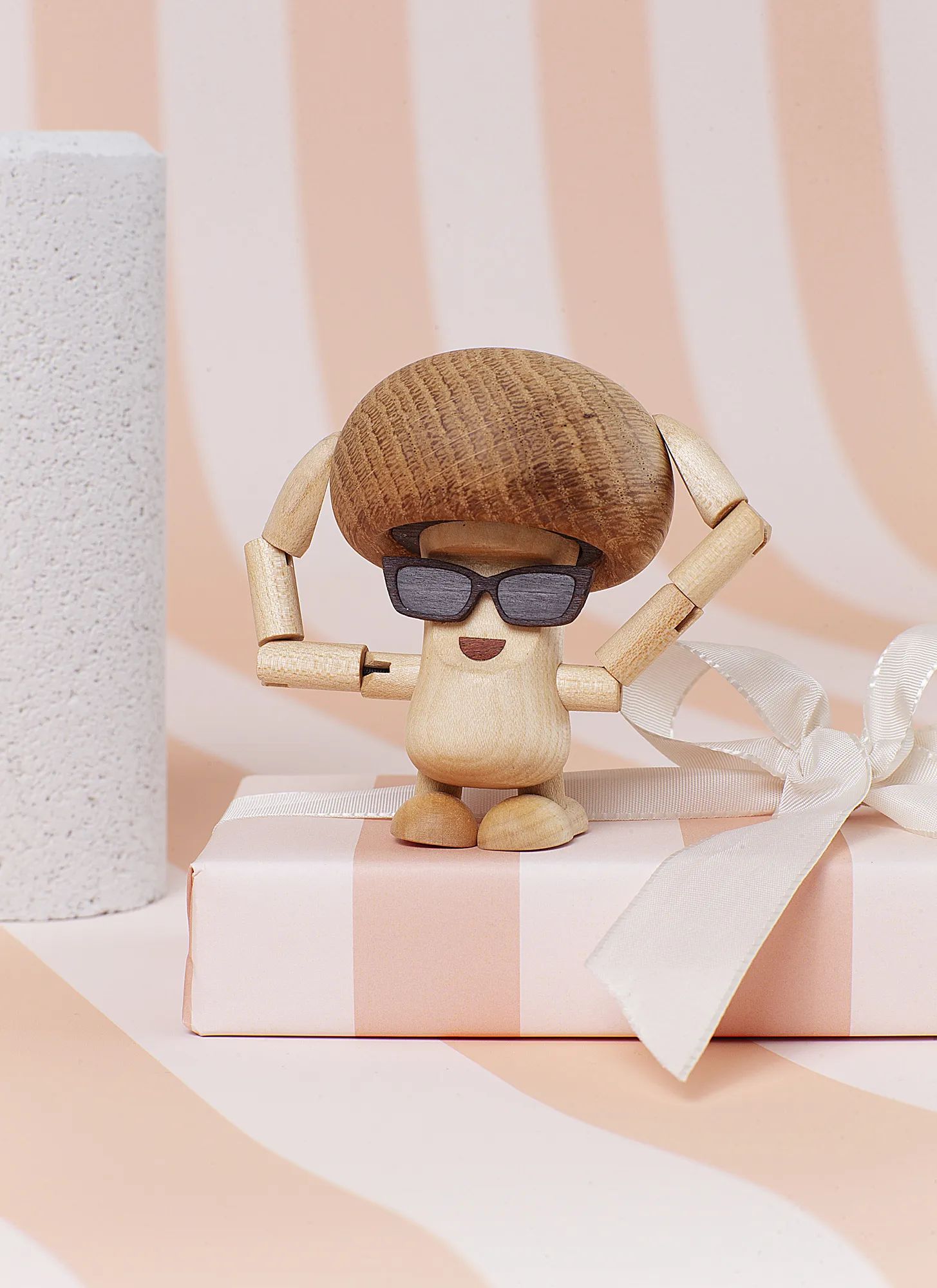 Spring Copenhagen Øvrige figurer Figur - Marvin Mushroom i Natural, 3