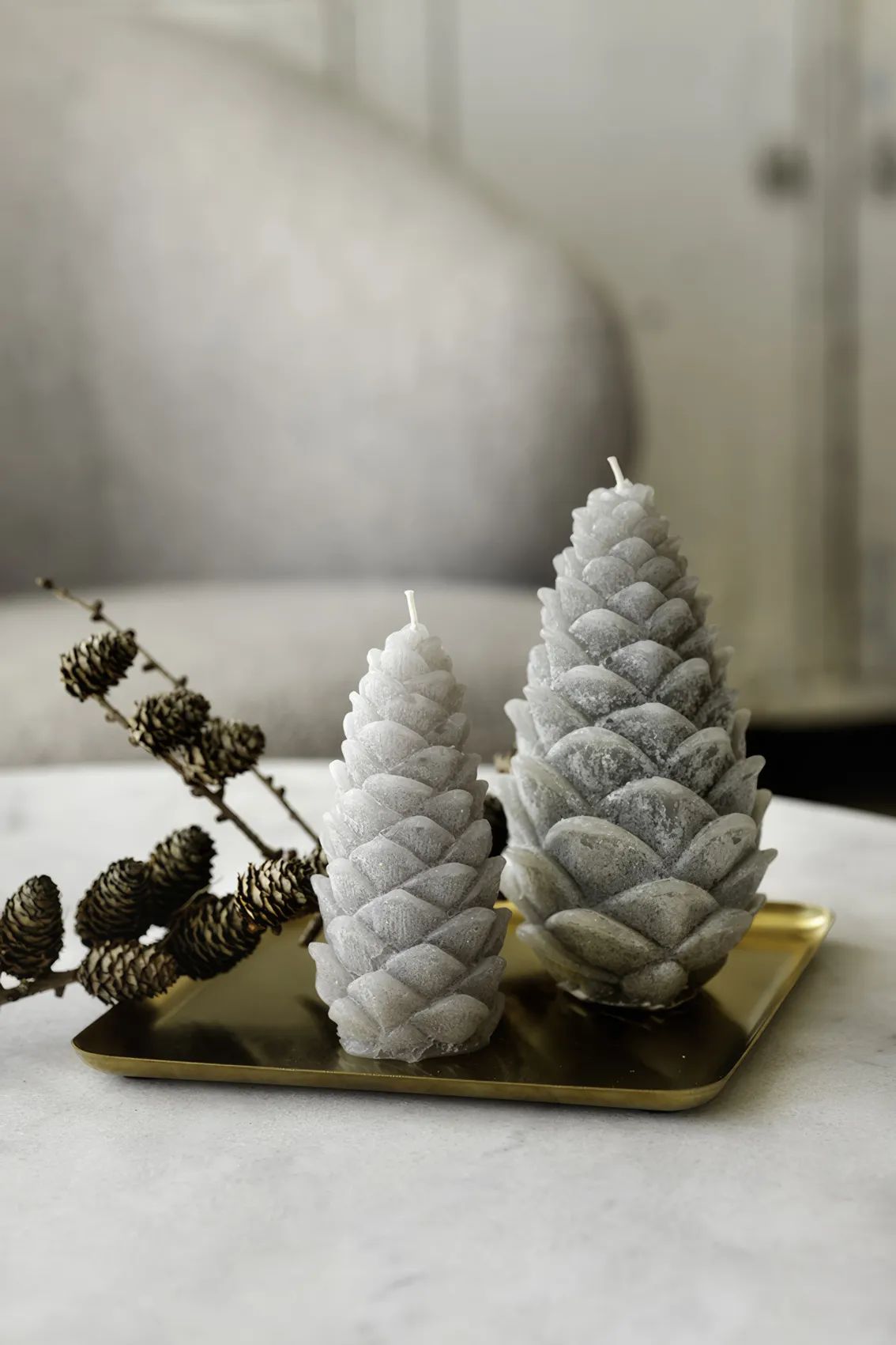CASA Living Serveringsfade Fad i Guld, 2