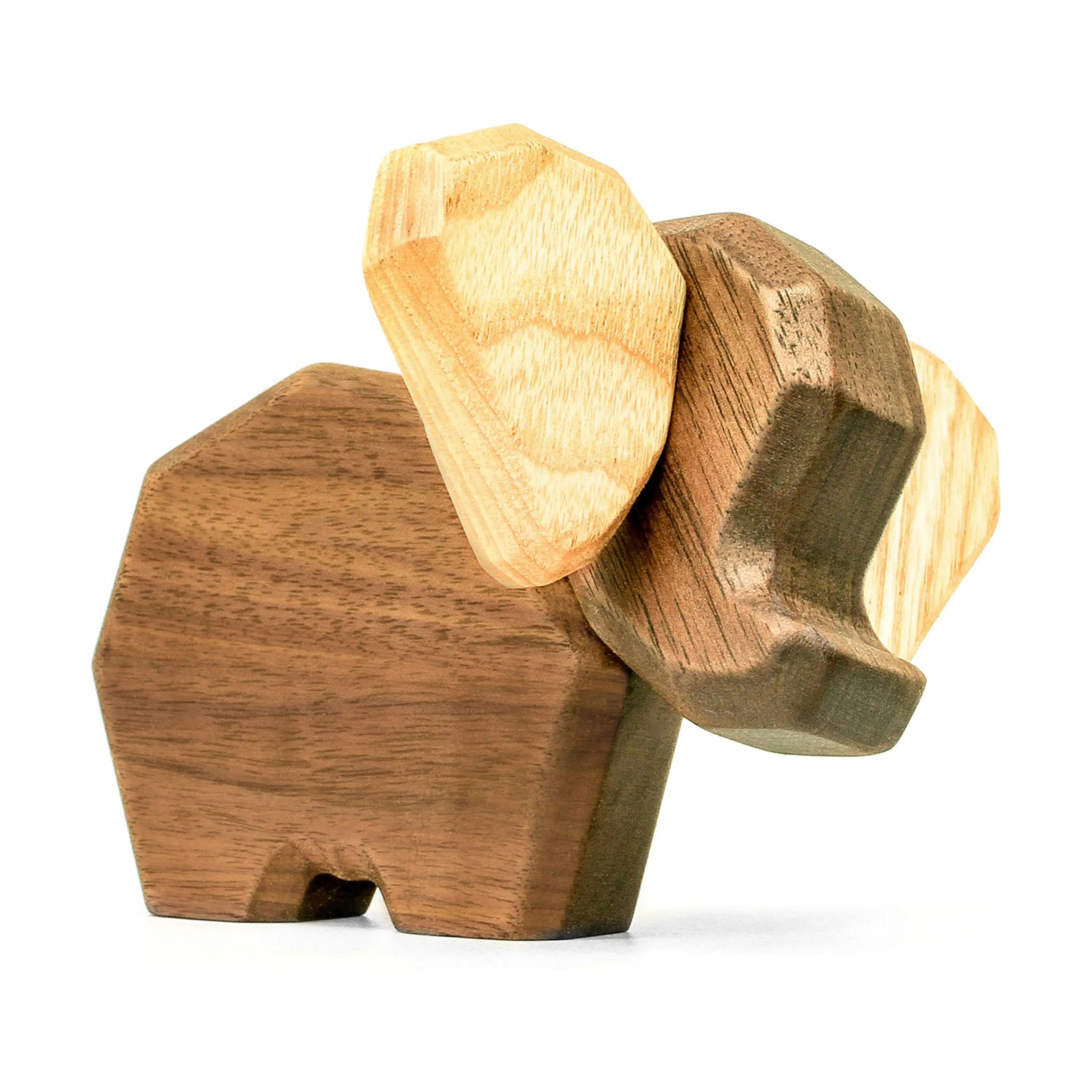FableWood Dyrefigurer Elefant i 8 cm, 1