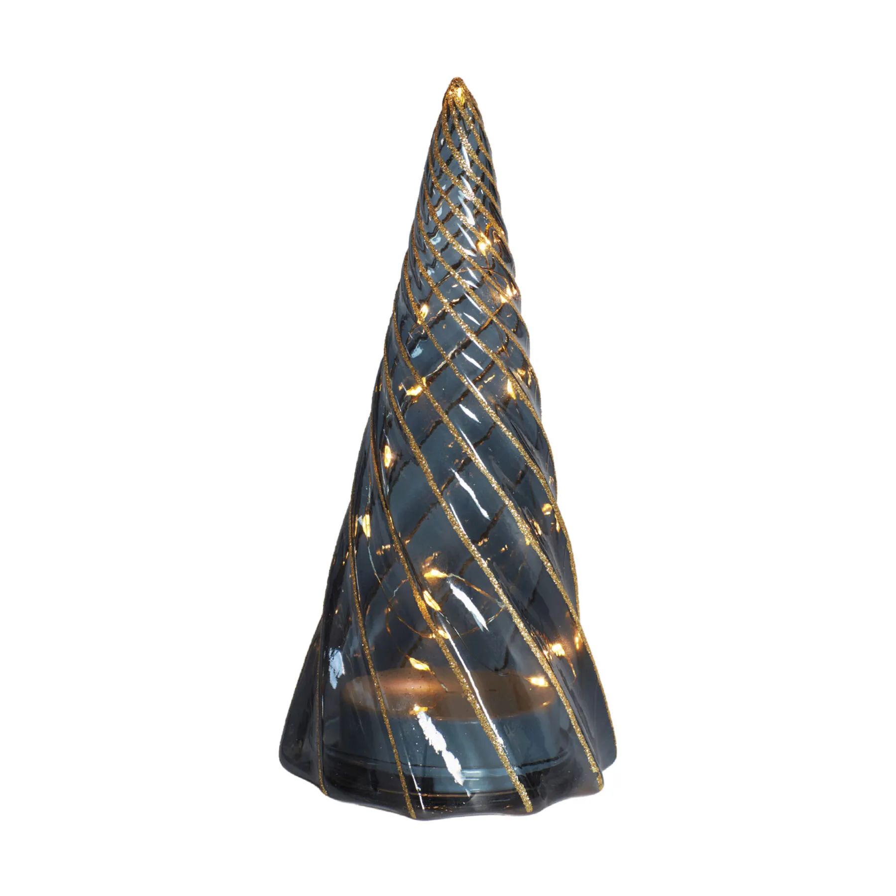 Sirius LED-lys Vilma LED Juletræ i Guld/sort, 23,5 cm, 1