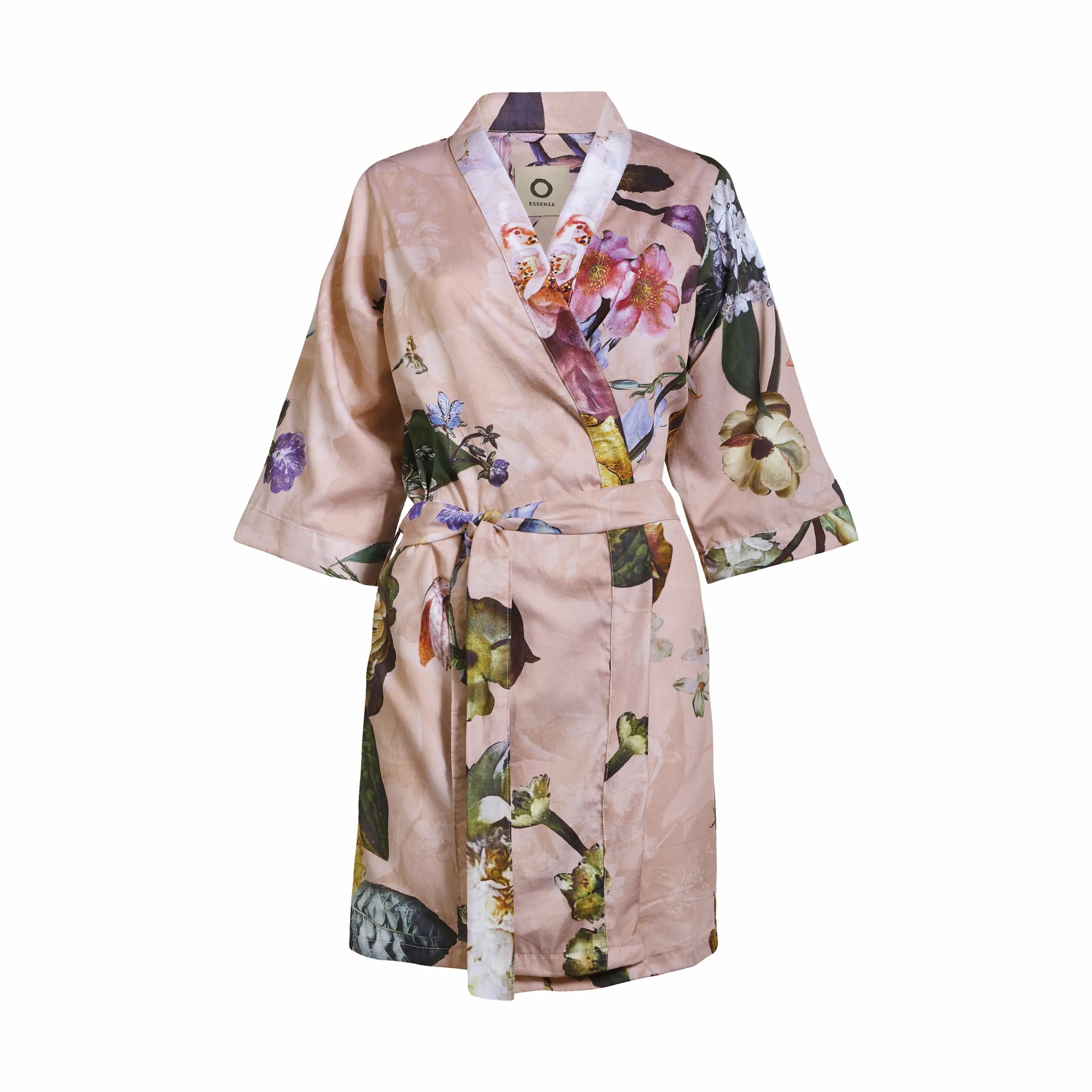 Essenza Morgenkåber Fleur Kimono i Rose, Str. L, 1