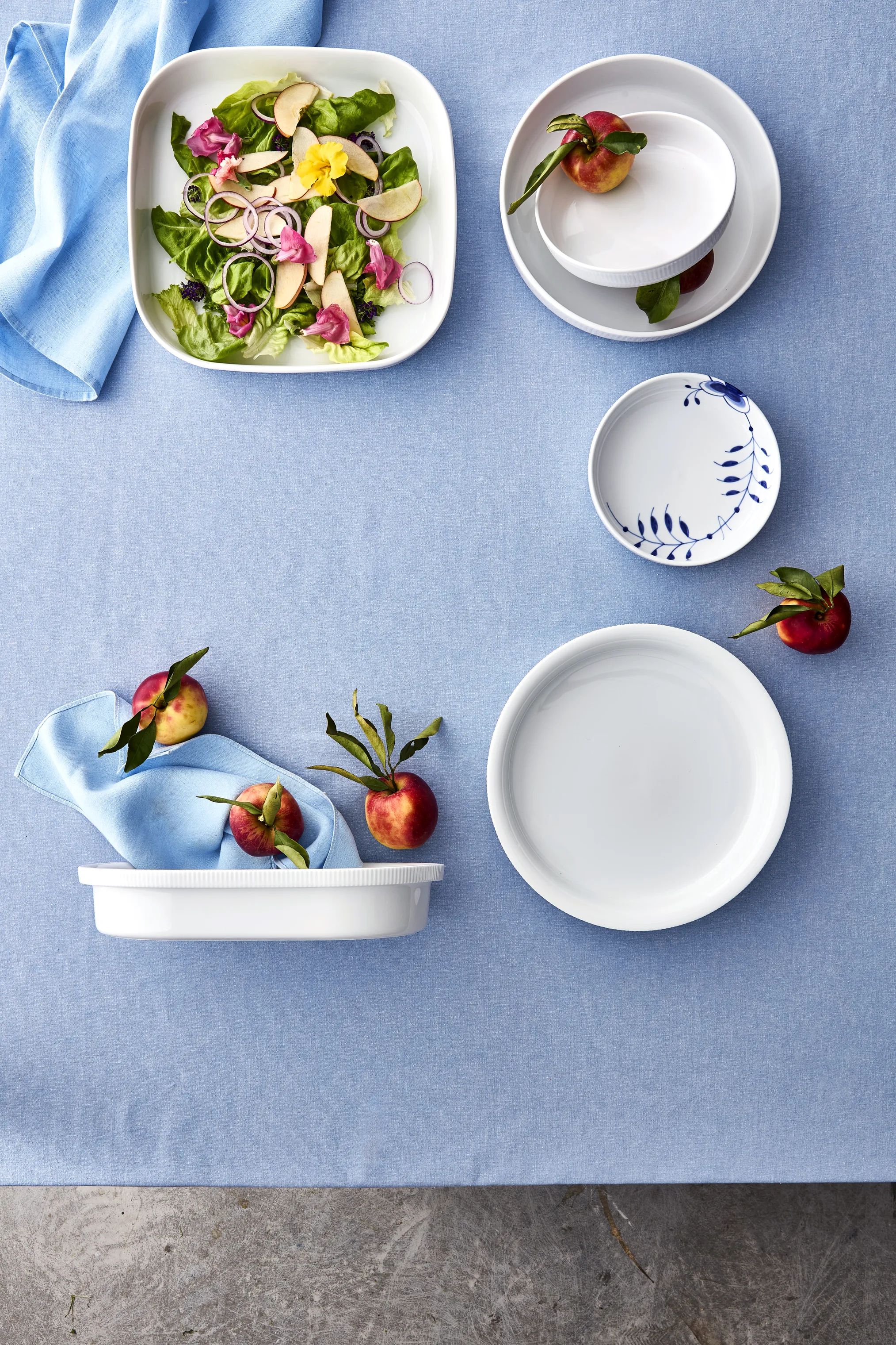 Royal Copenhagen Ovnfaste fade Hvid Riflet Ovnfast Fad i Hvid, 2