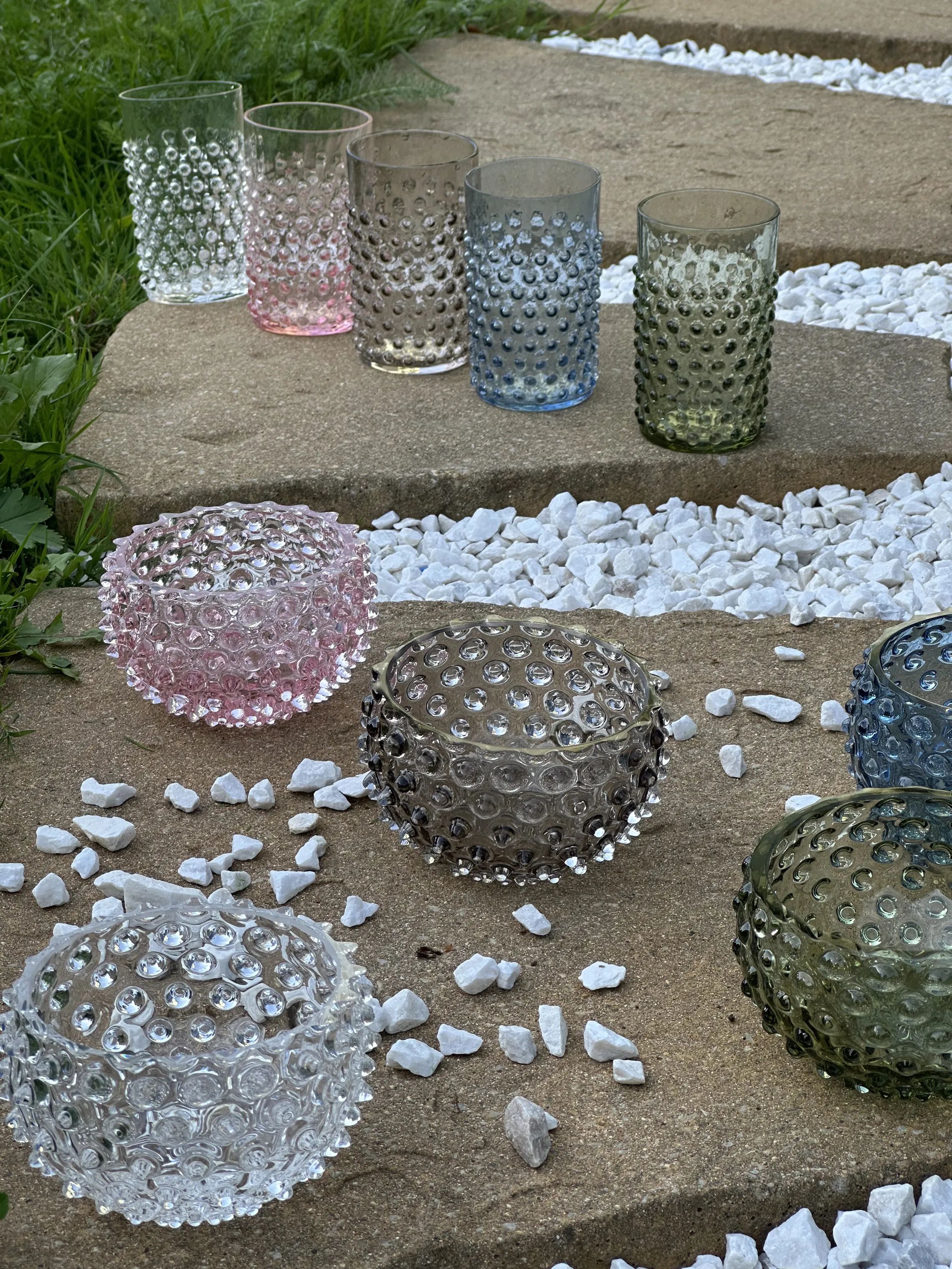 Anna von Lipa Skåle Hobnail Tapasskål i Crystal, 2