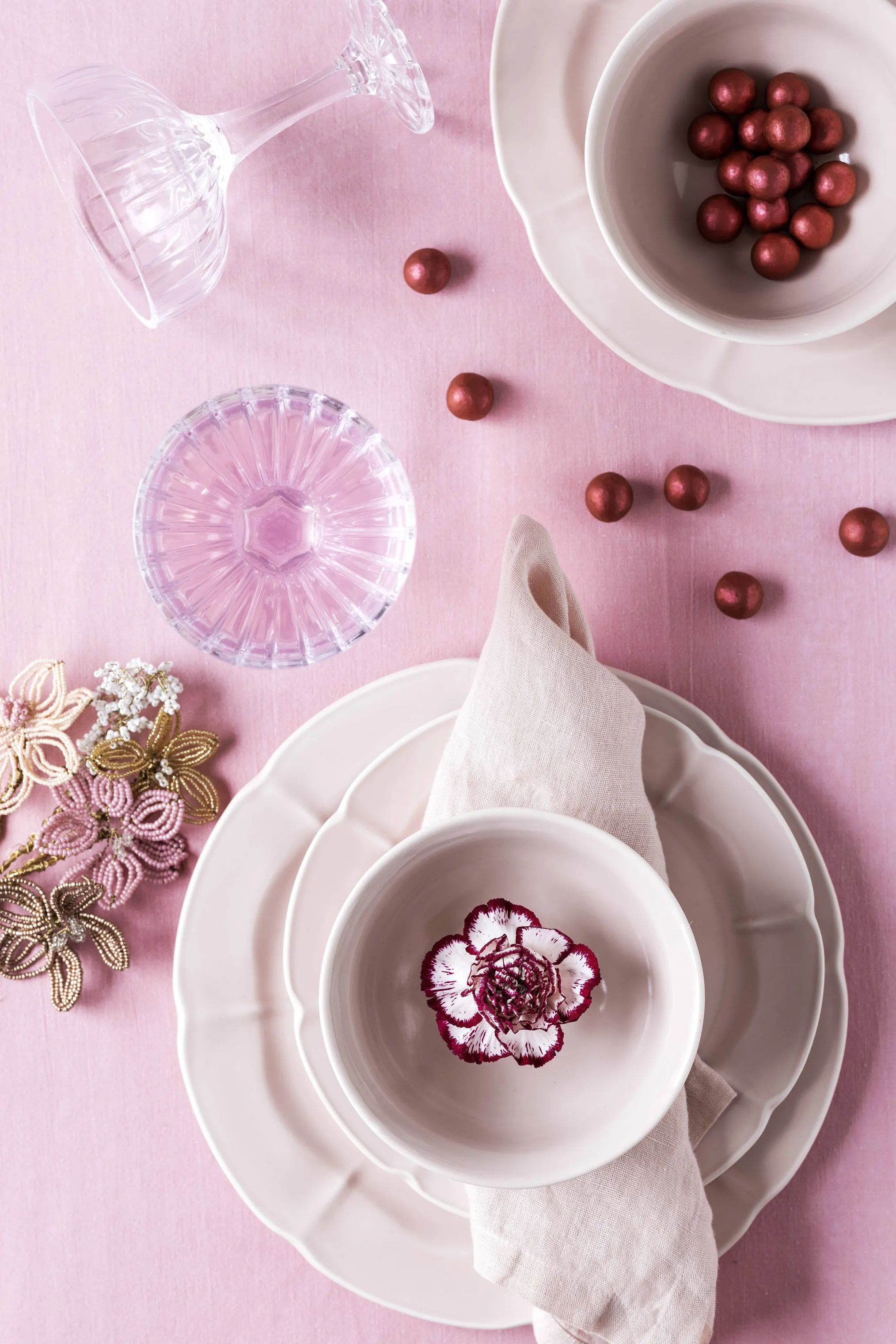 SØHOLM Middagstallerkener Solvej Middagstallerken i Soft Pink, 3