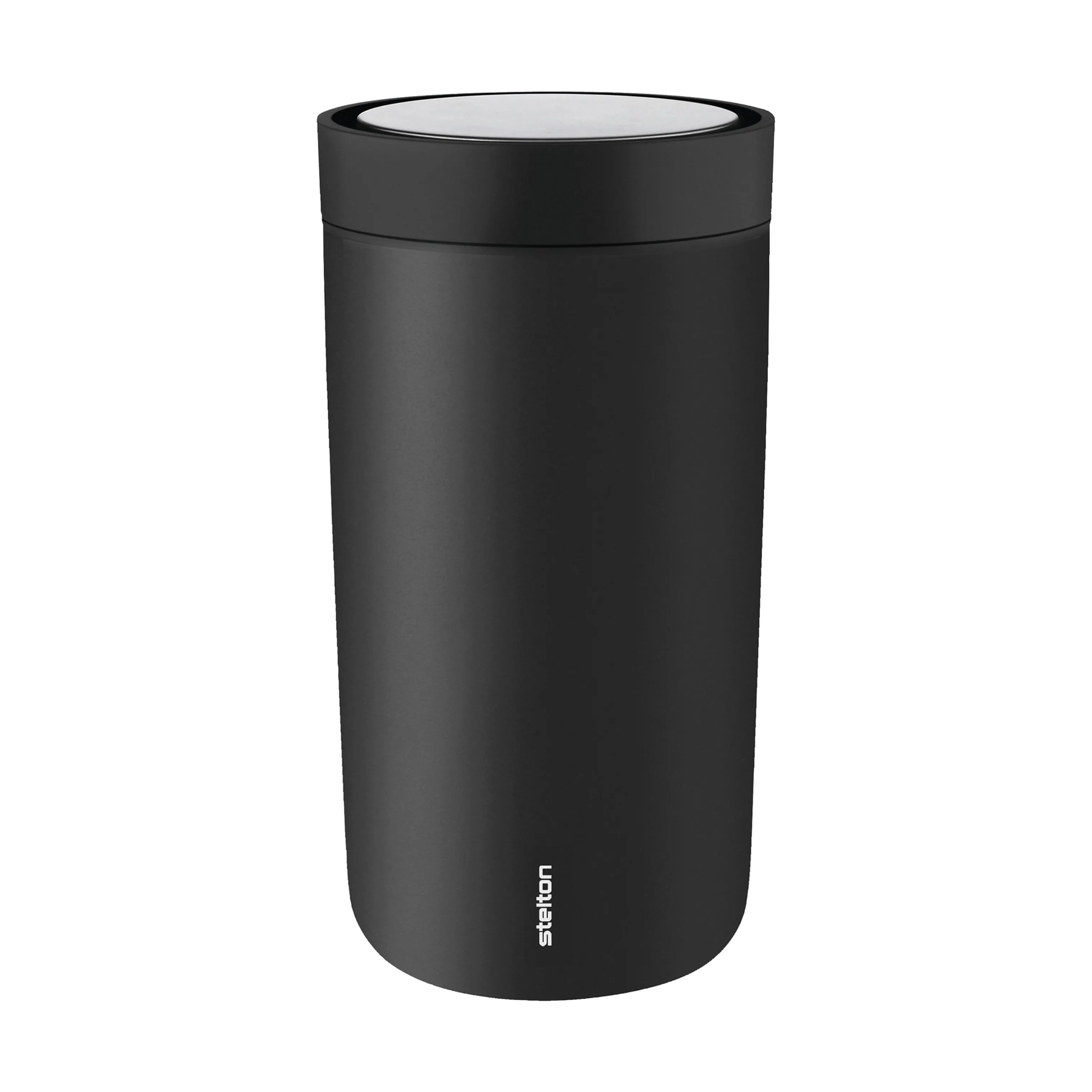 Stelton Termoflasker Drink-It To-Go Click Termokop i soft black, 20 cl, 1