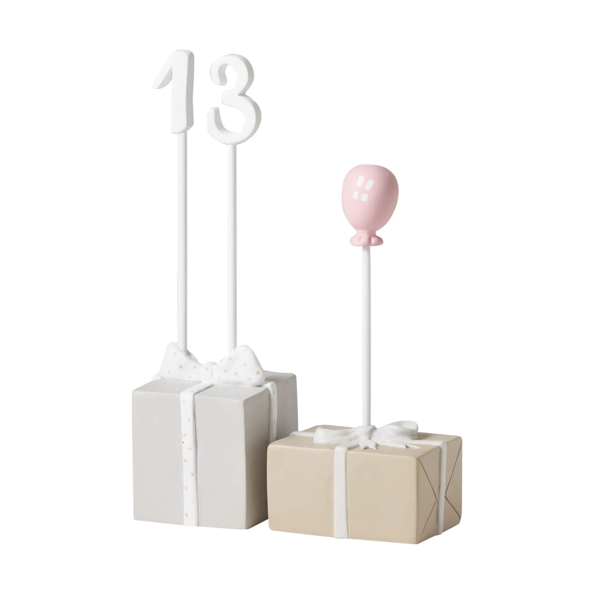 Klarborg Øvrige figurer Gavesæt - En Glædelig Dag i beige, 4