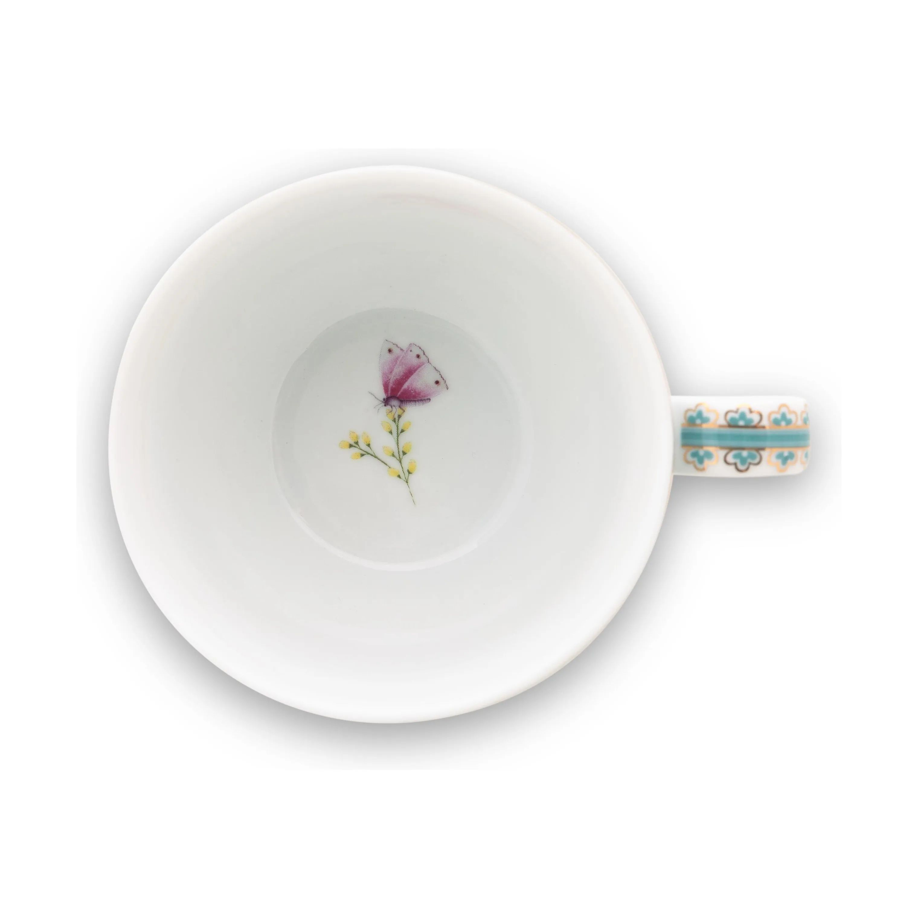 PIP Studio Krus og kopper med hank Blushing Birds Kop m. underkop i Blue, 5