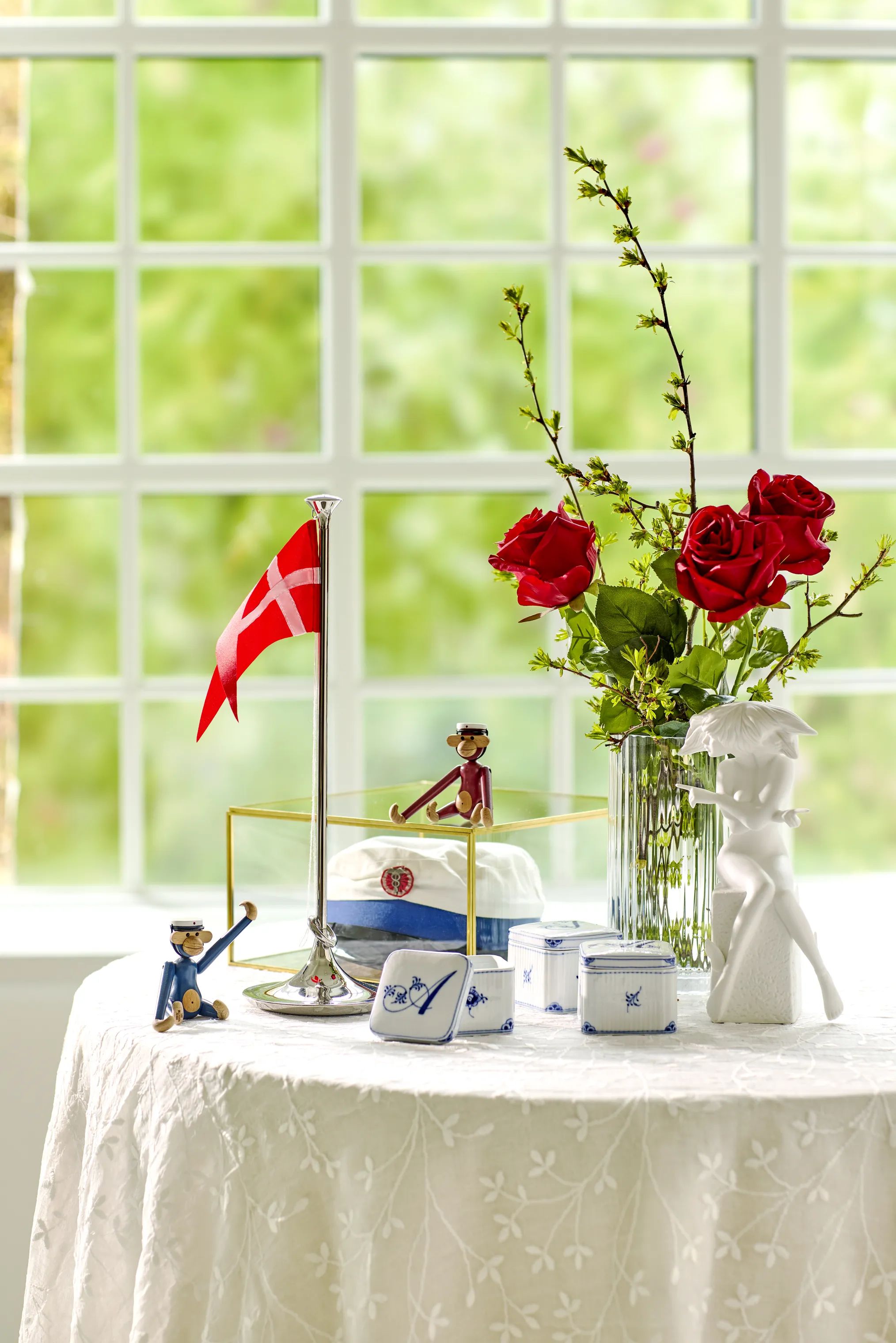 Georg Jensen Bordflag Flag i Blank/Stål, 4